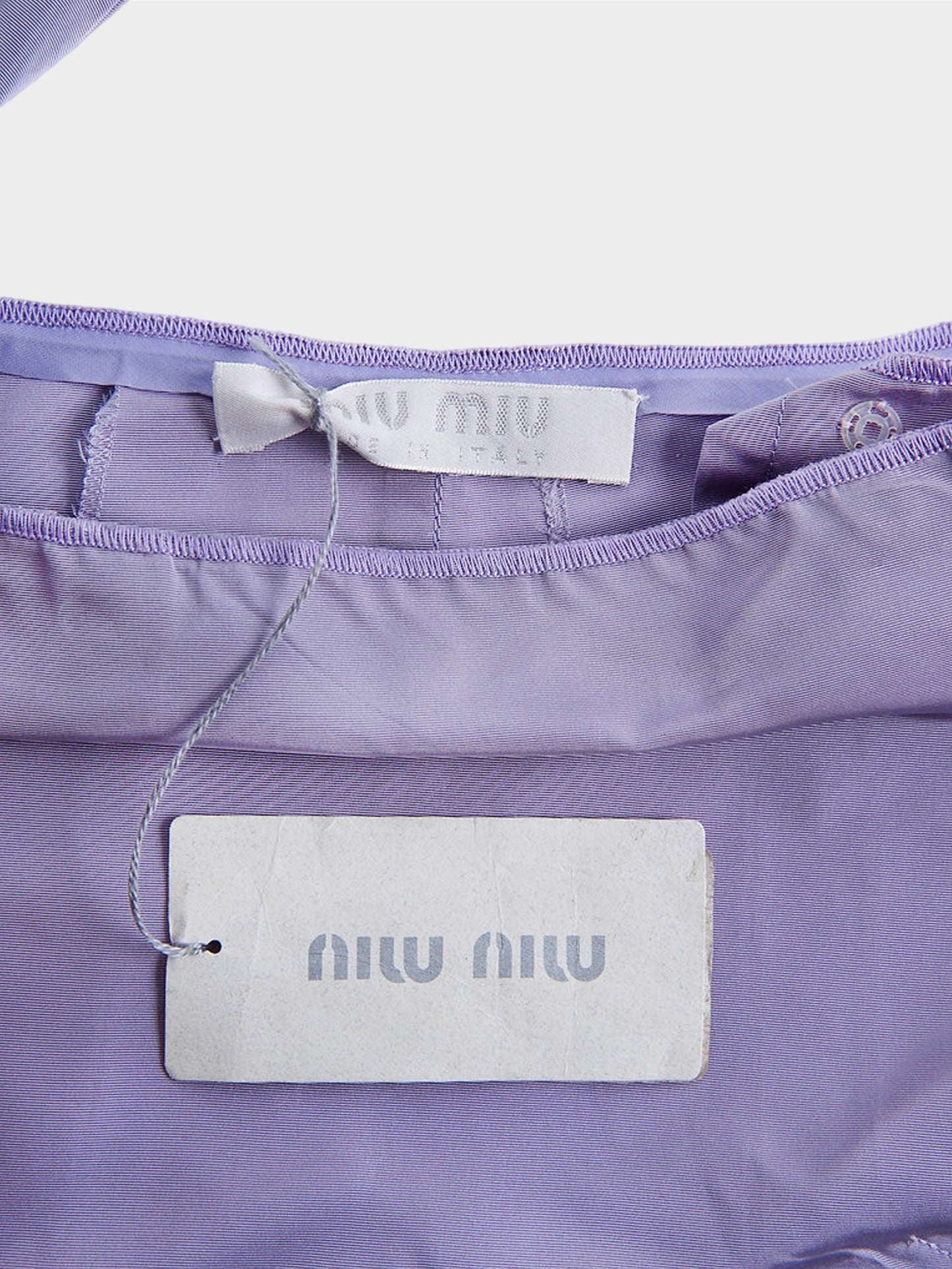 Miu Miu FW 1998 Lilac Runway Top and Skirt Set