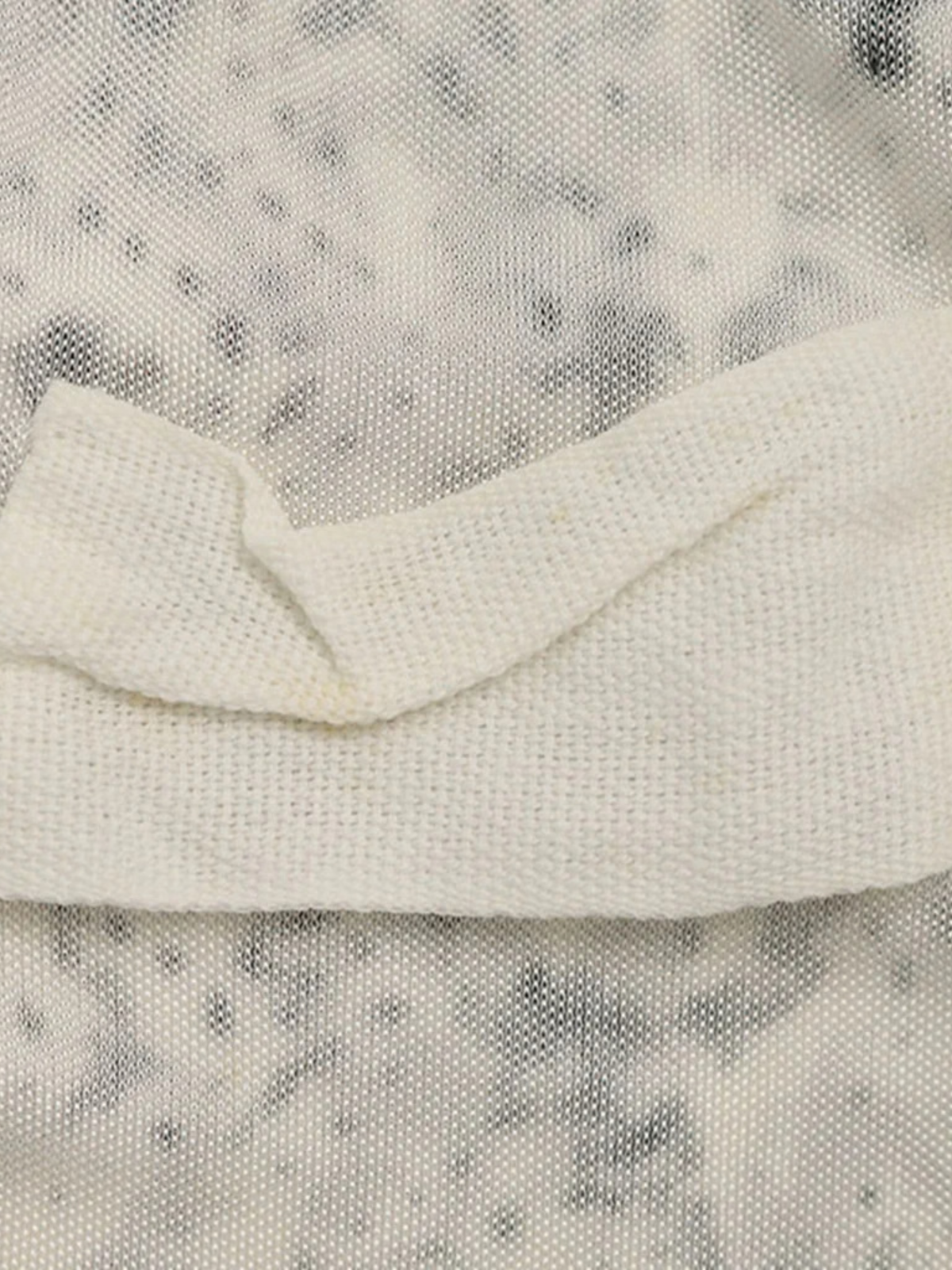 Maison Martin Margiela SS 1999 White Black Rayon Skirt