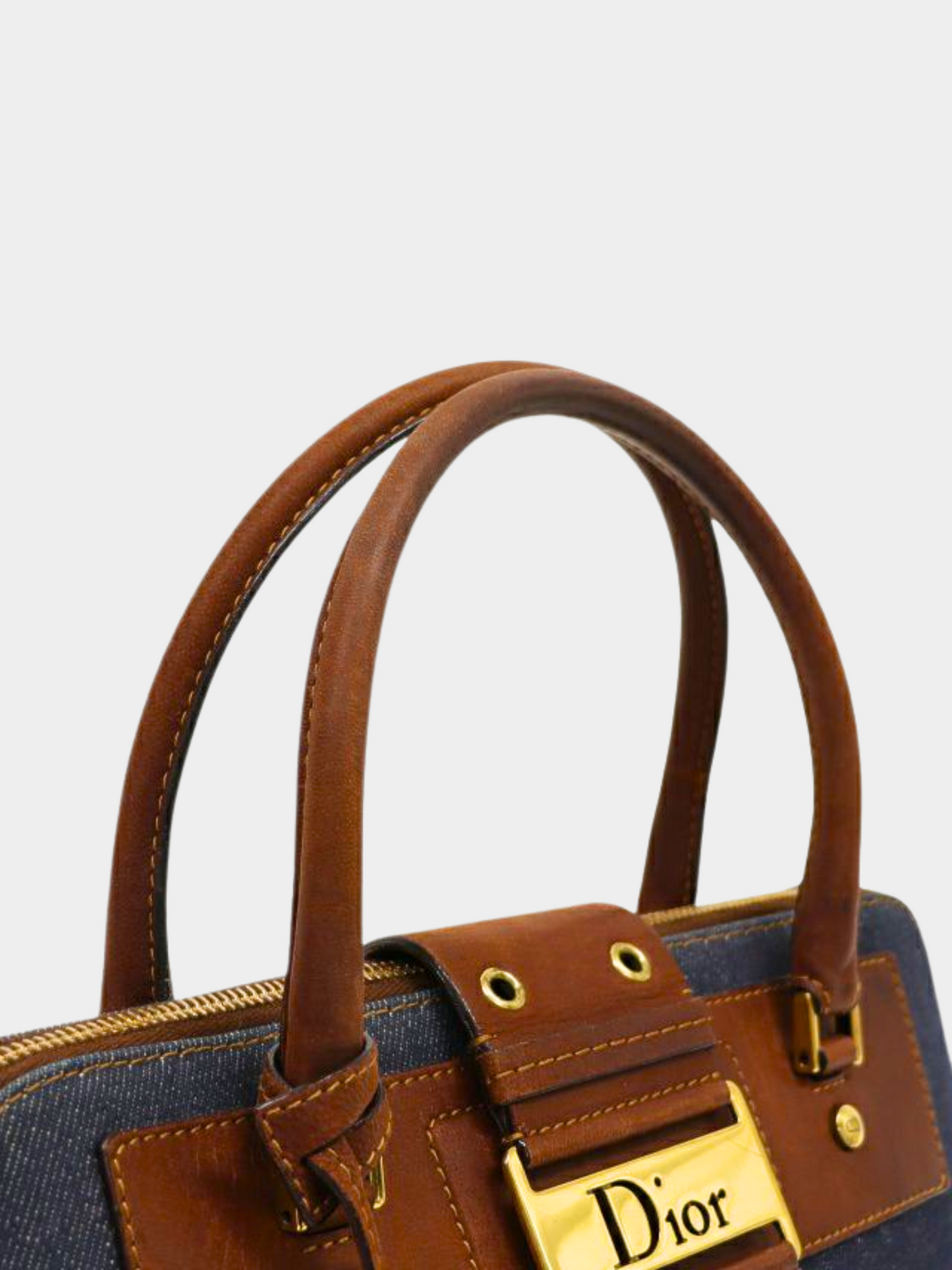 Christian Dior 1990s Denim Street Chic Uptown bag