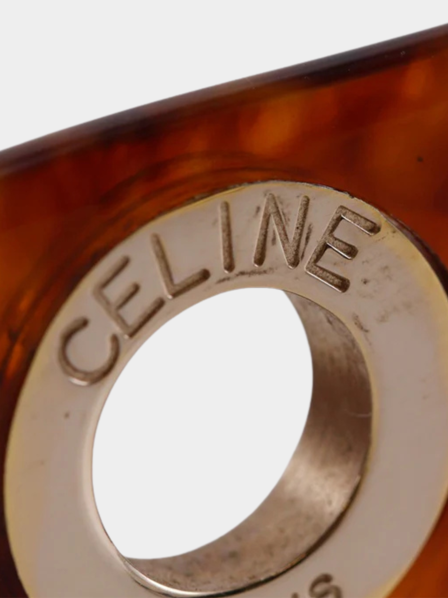 Celine 2000s Brown Plastic CLF-786A Sunglasses