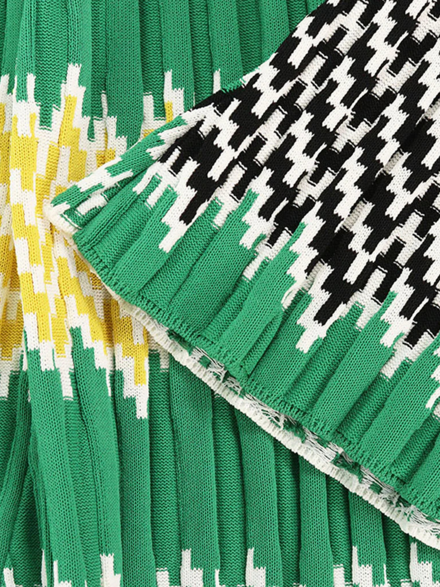 Celine by Phoebe Philo 2015 Multicolor Rayon Blend Skirt