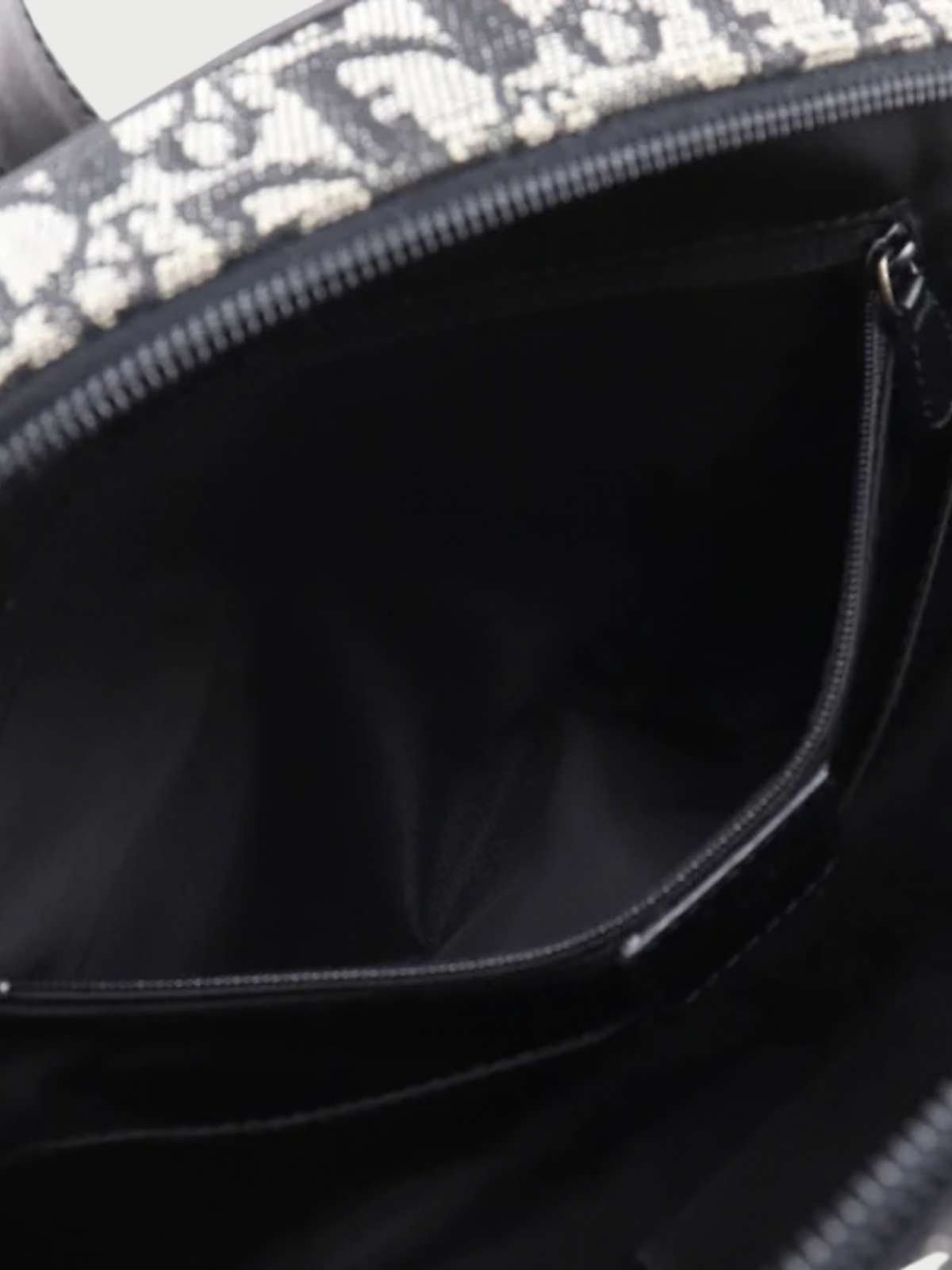 Christian Dior 2000s Navy Canvas Double Saddle Bag