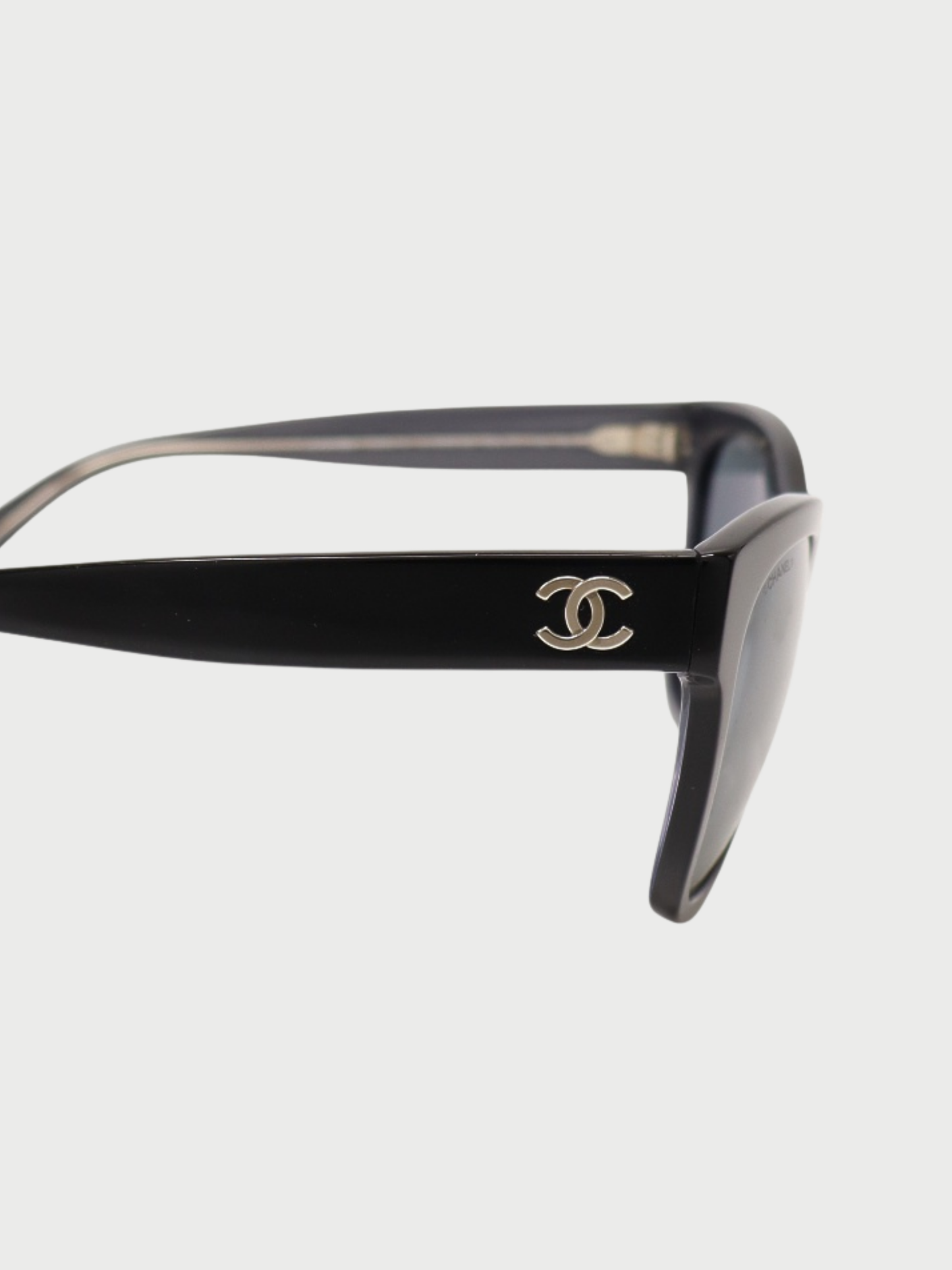 Chanel 2000s Black COCO Sunglasses