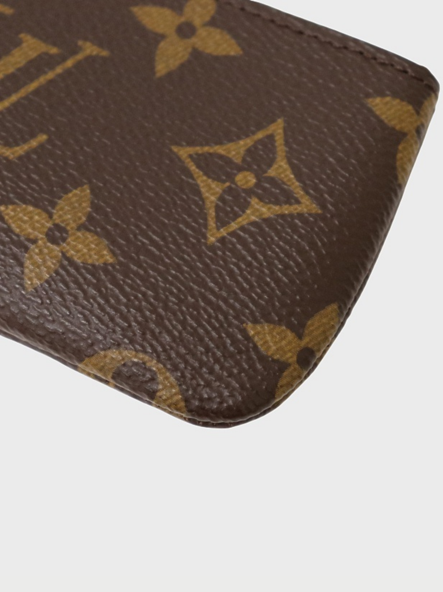 Louis Vuitton 2023 Brown Monogram PVC Leather Pochette Clés