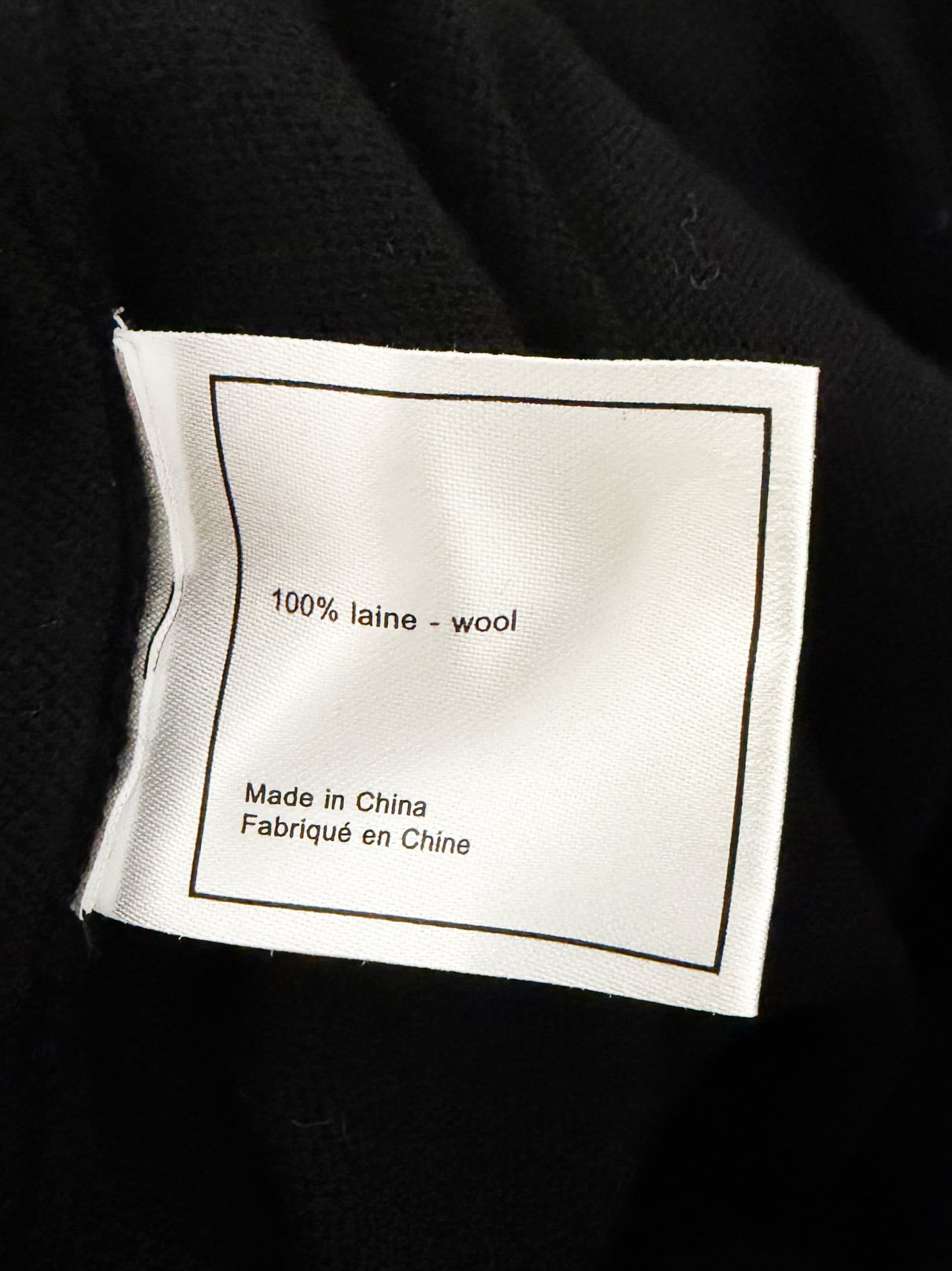 Chanel 2013 Black Wool Uniform Short-sleeved Hooded Sweater