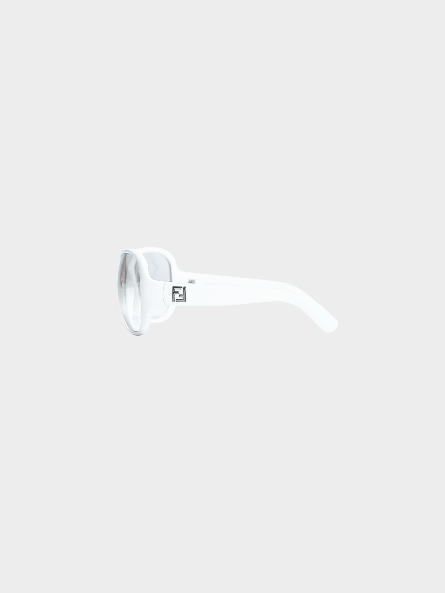 Fendi 2000s White Limited Edition Sunglass and Earmuffs Set