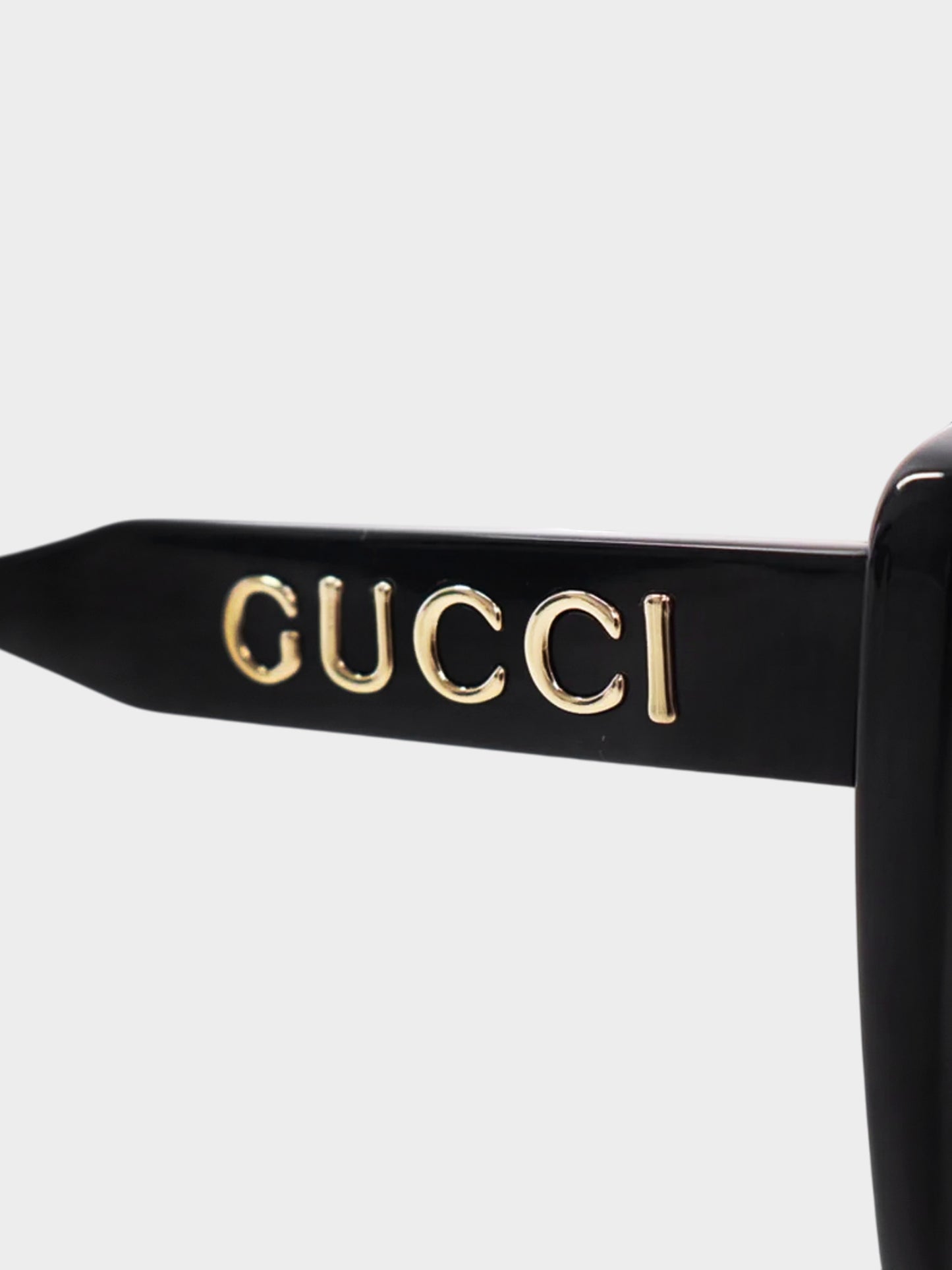Gucci 2022 Black and Gold GG1151S Cat-eye Sunglasses