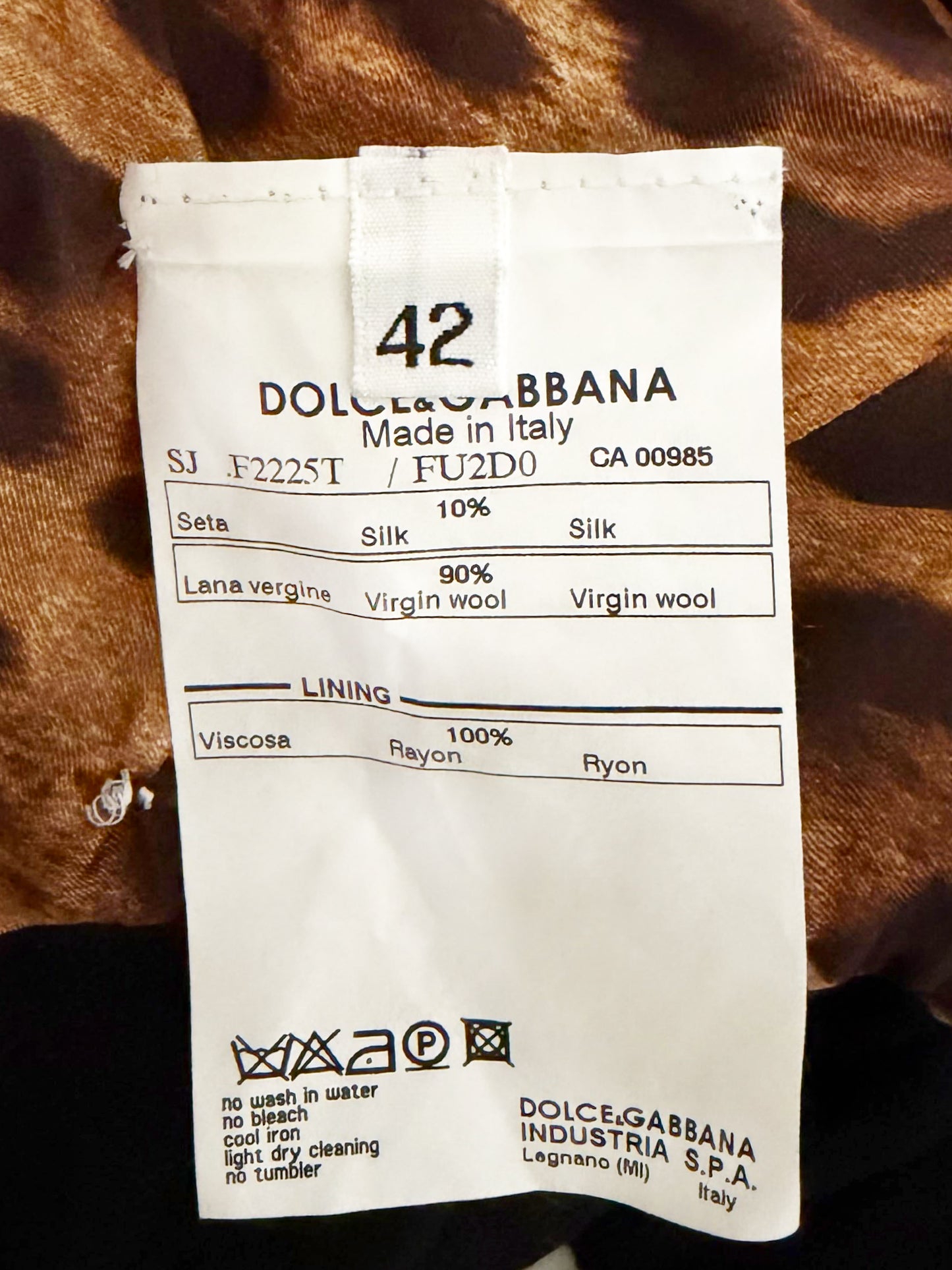 Dolce and Gabbana 2000s Rare Black Wool Ribbon Bolero