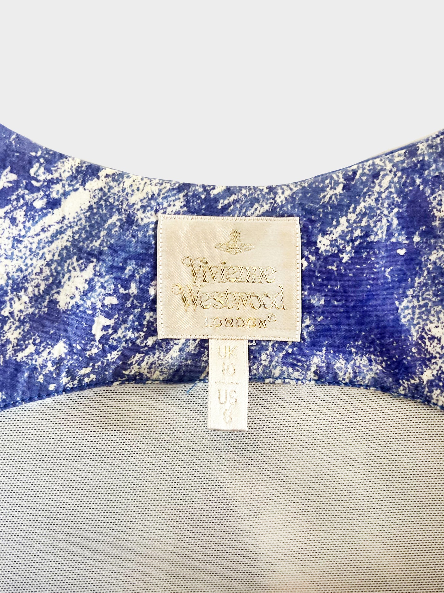 Vivienne Westwood SS 1999 Runway Blue 'La Belle Hélène' Mini Corset Dress