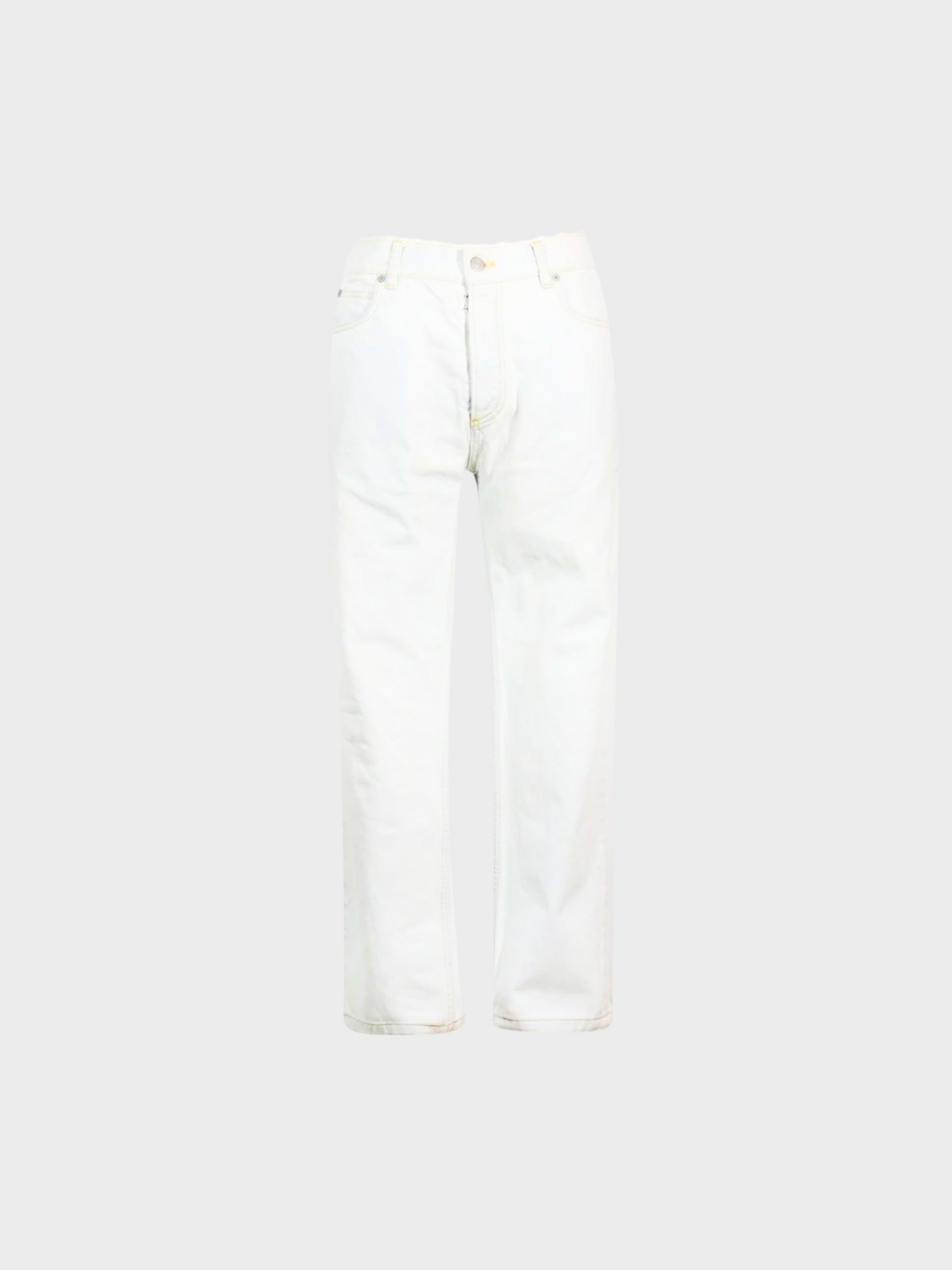 Maison Margiela 2018 Bleach Washed Denim Pants