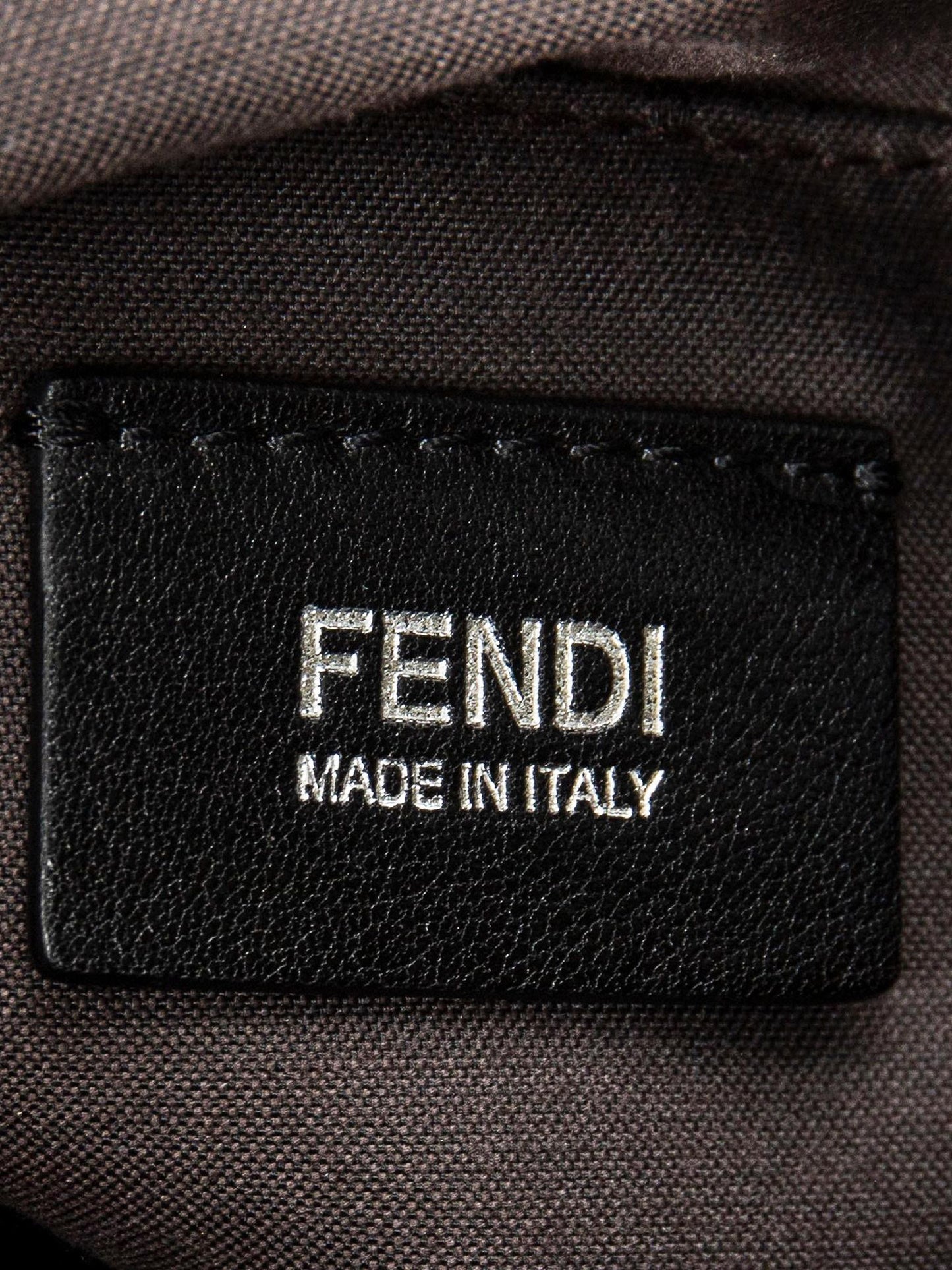 Fendi 2010s Grey Micro Zucchino Mamma Forever Baguette
