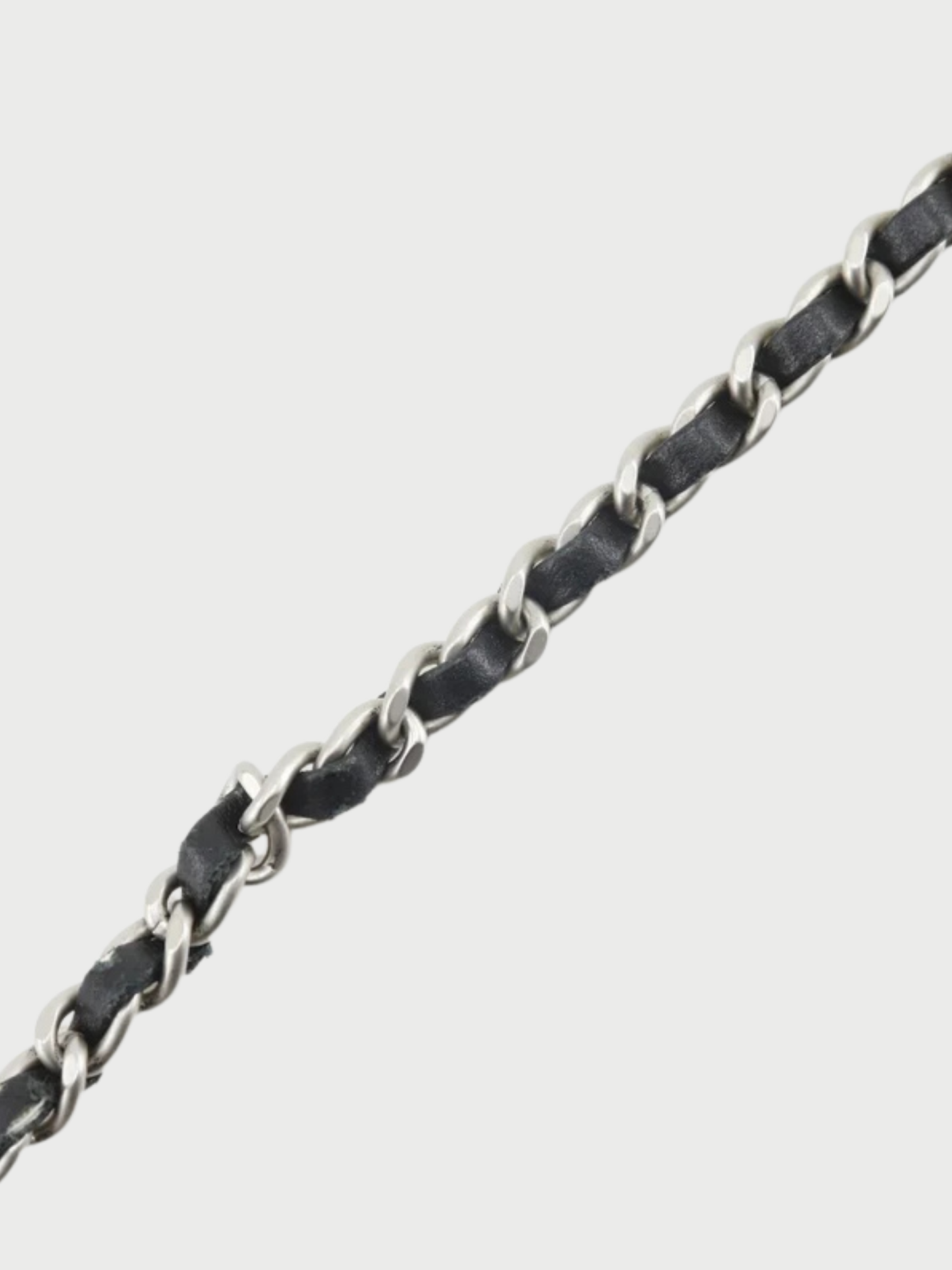 Chanel 2016 Black Leather Evening In The Air Chain Shoulder Bag