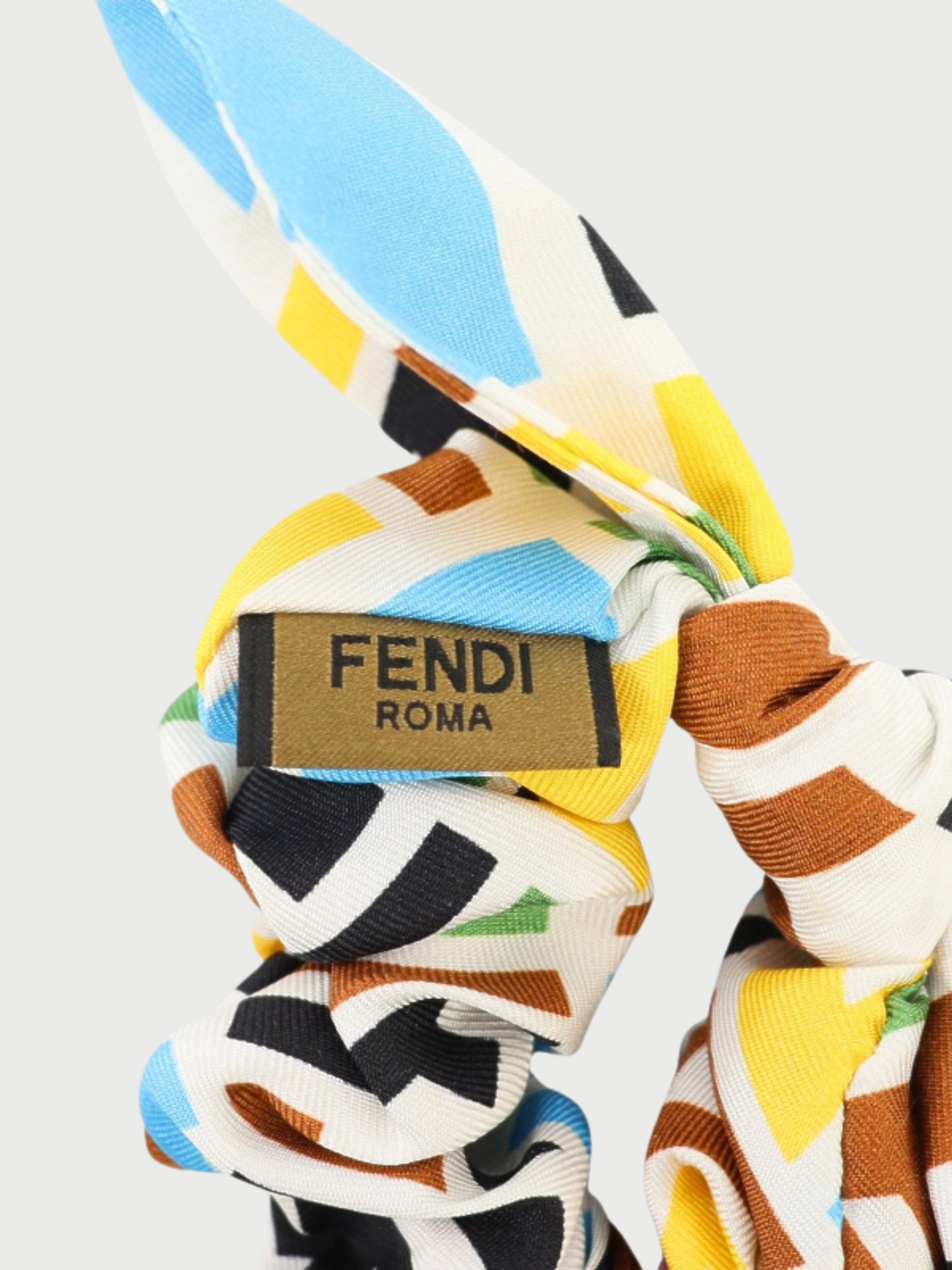 Fendi 2000s Silk Scrunchie Set