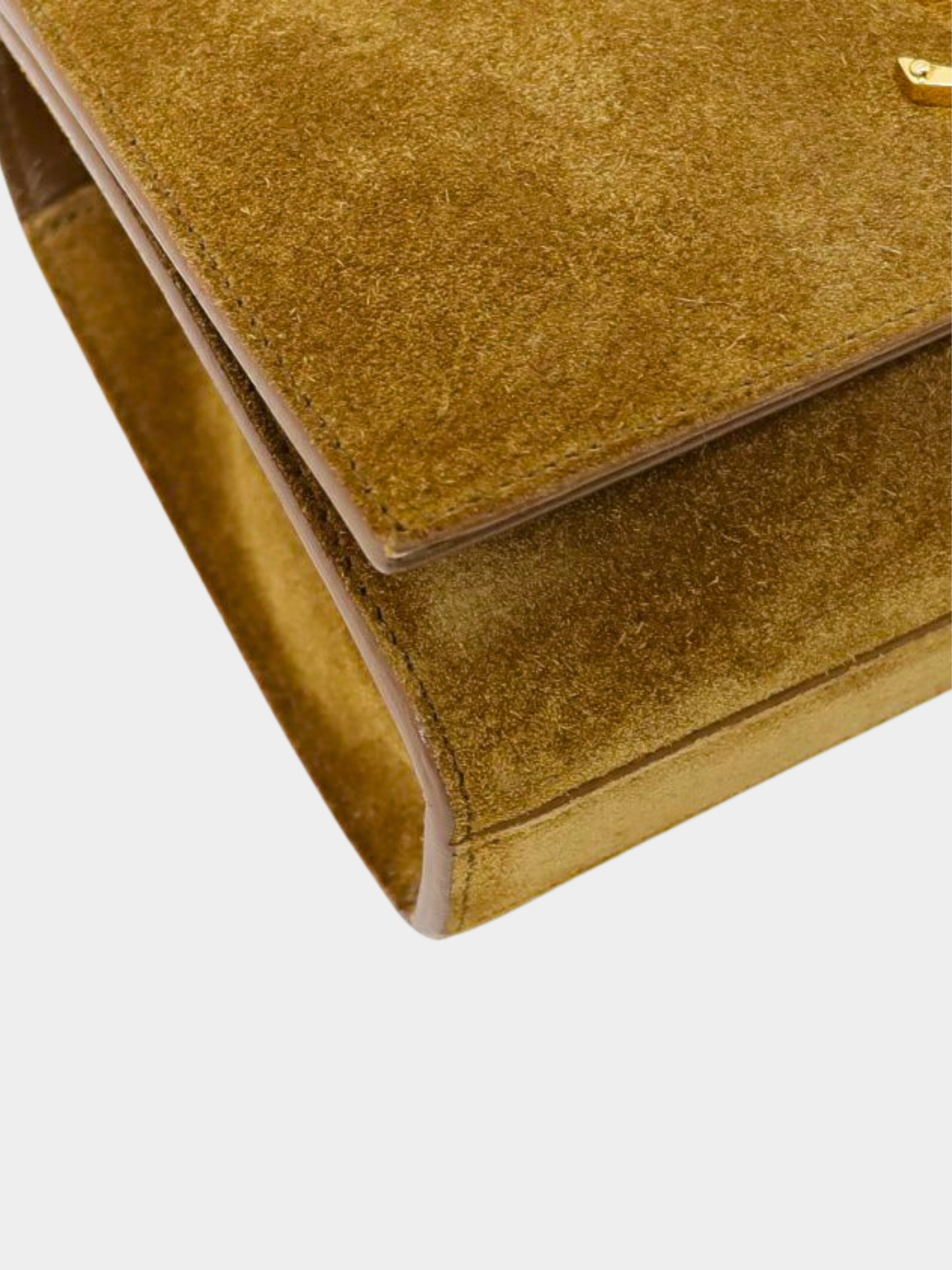 Yves Saint Laurent 2010s Camel Suede Kate Tassel Bag