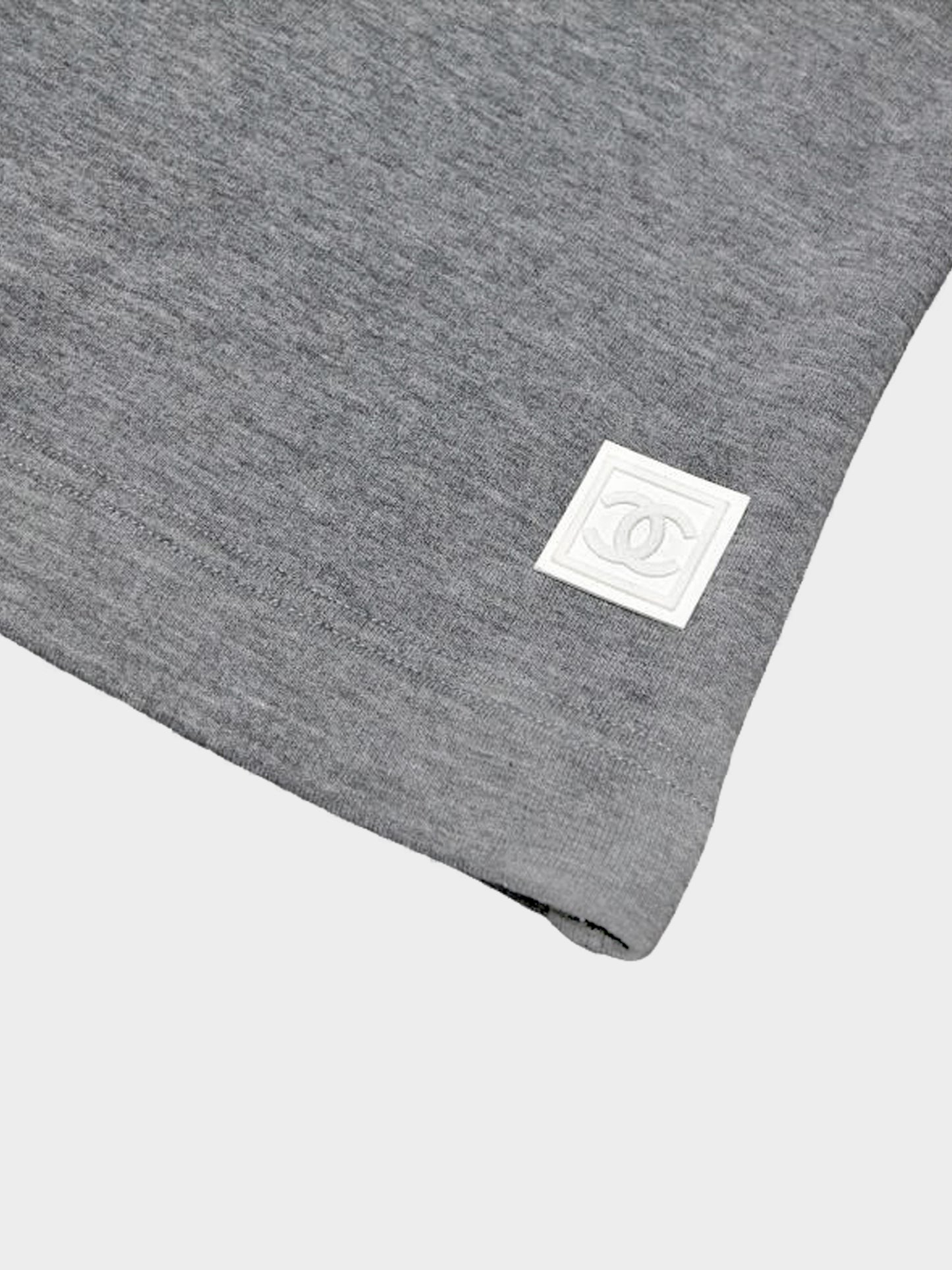 Chanel Sports Spring 2005 Grey CC Mini Sweat Skirt