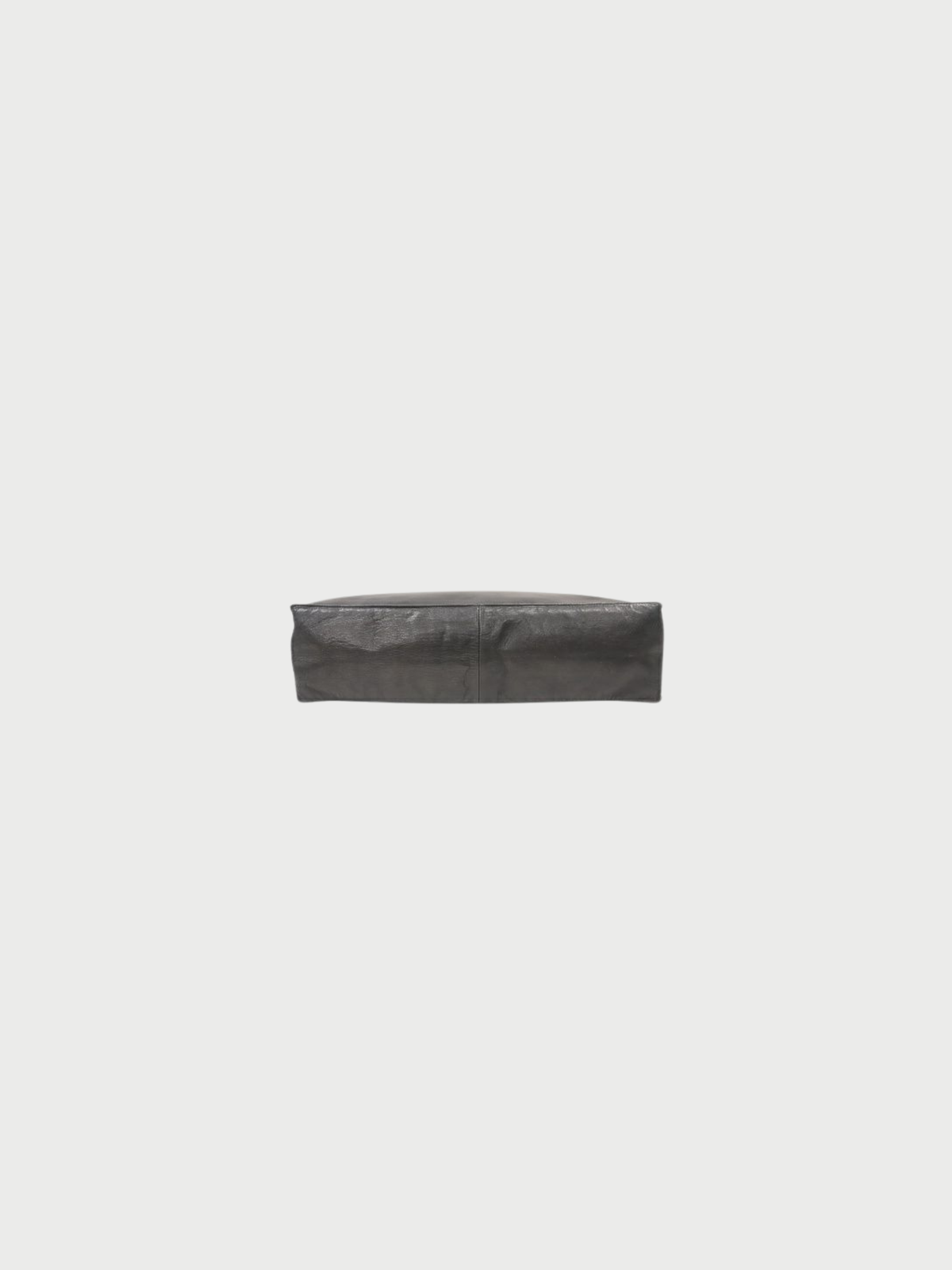Chanel 1995–1996 Black Leather Jumbo Coco Chain Tote Bag