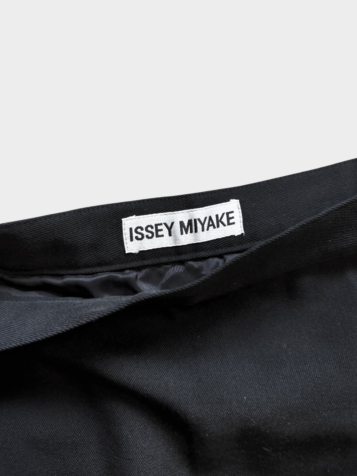 Issey Miyake 1990s Multicolor Printed Velvet and Gabardine Skirt