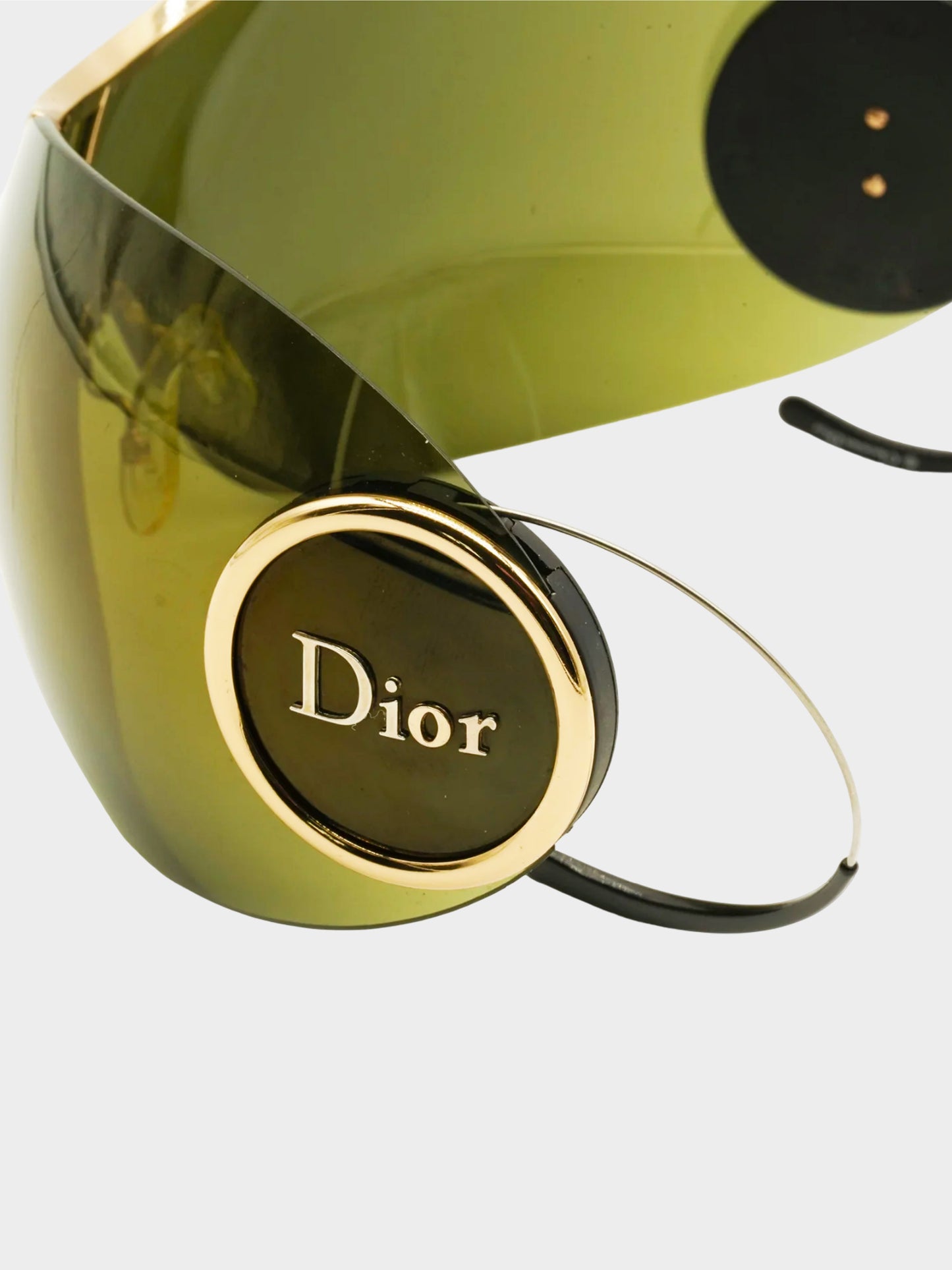 Christian Dior by John Galliano 2007 Khaki Green Sport 1 Sheild Sunglasses