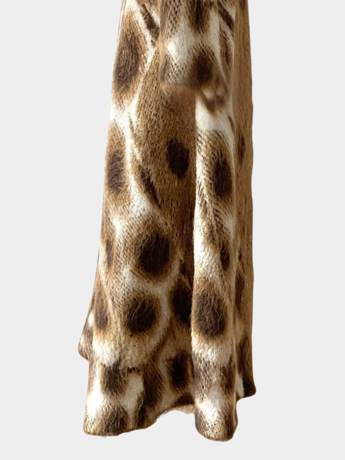 Roberto Cavalli 2000s Brown Wool Knit Coat