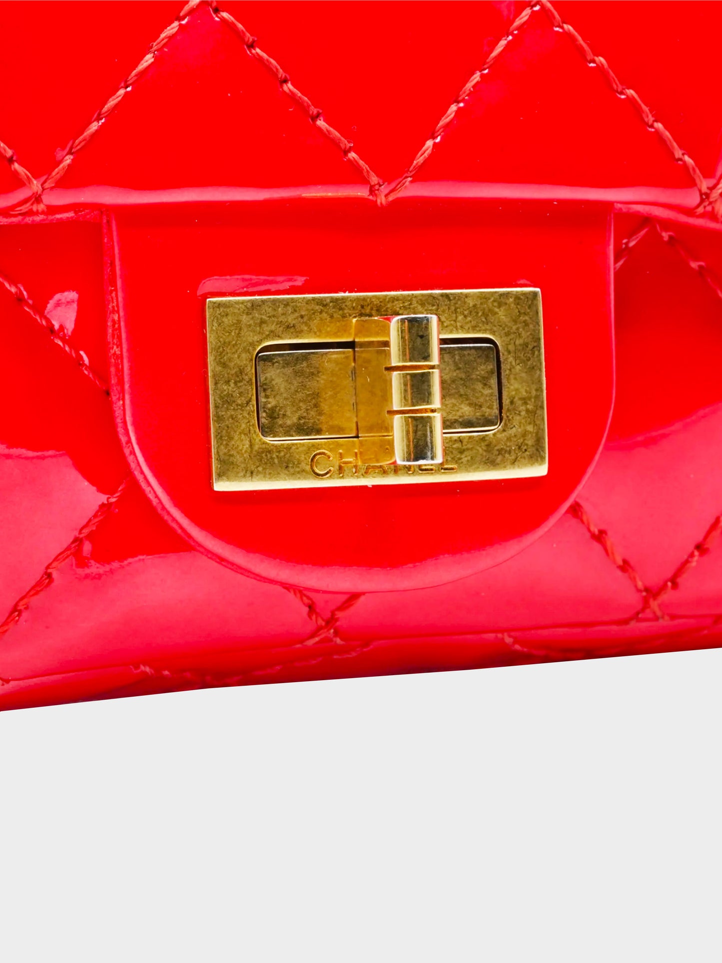 Chanel by Karl Lagerfeld SS 2008 Red Double Pocket Baguette Bag