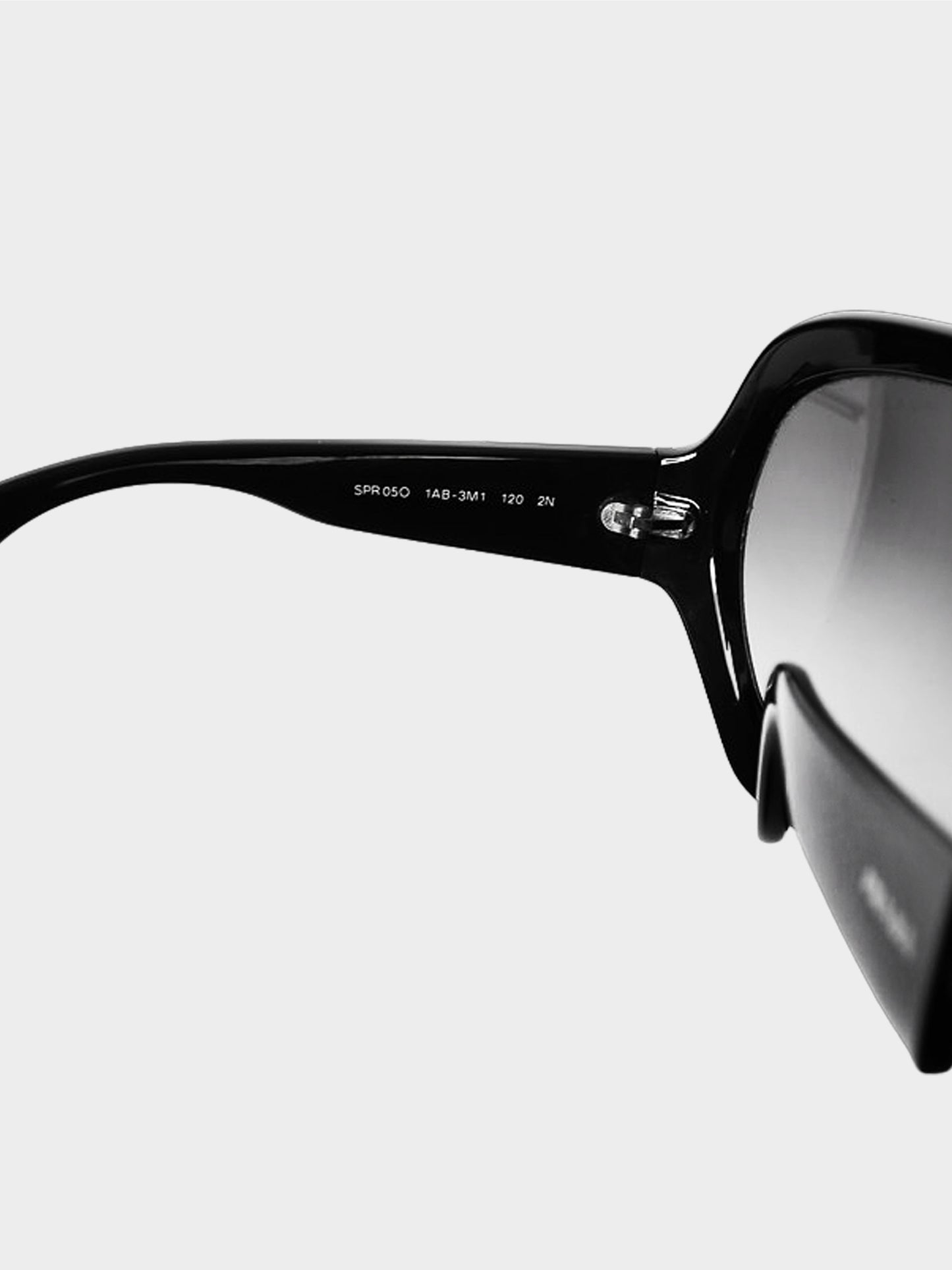 Prada FW 2011 Black Oversized Glasses