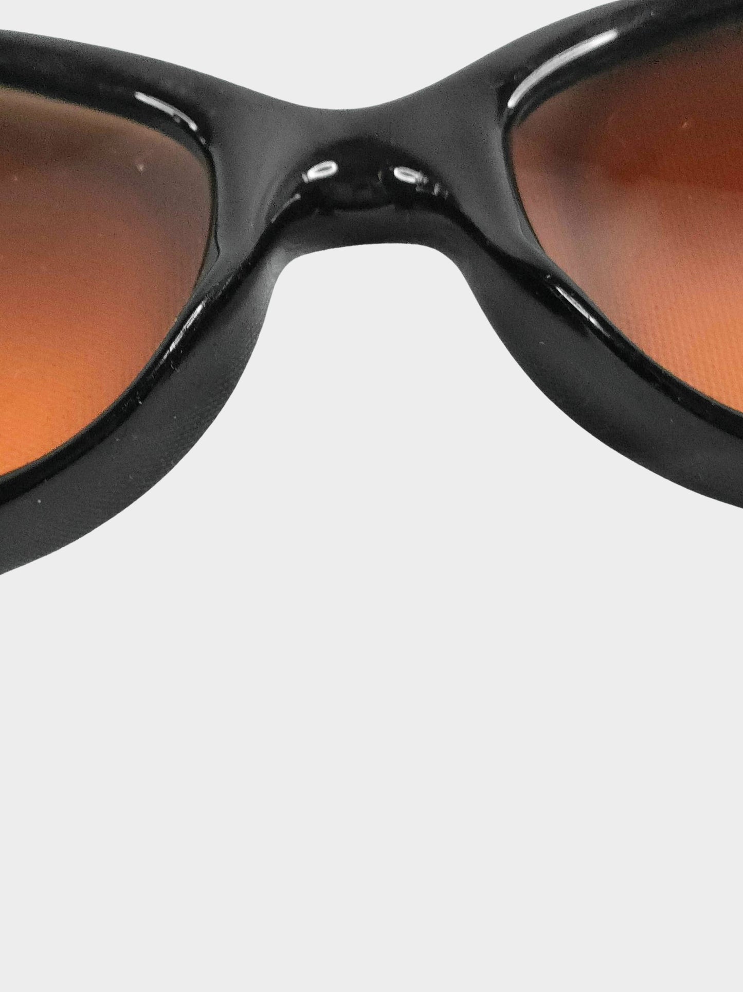 Fendi Early 2000s Black and Brown SL 7666 Sunglasses