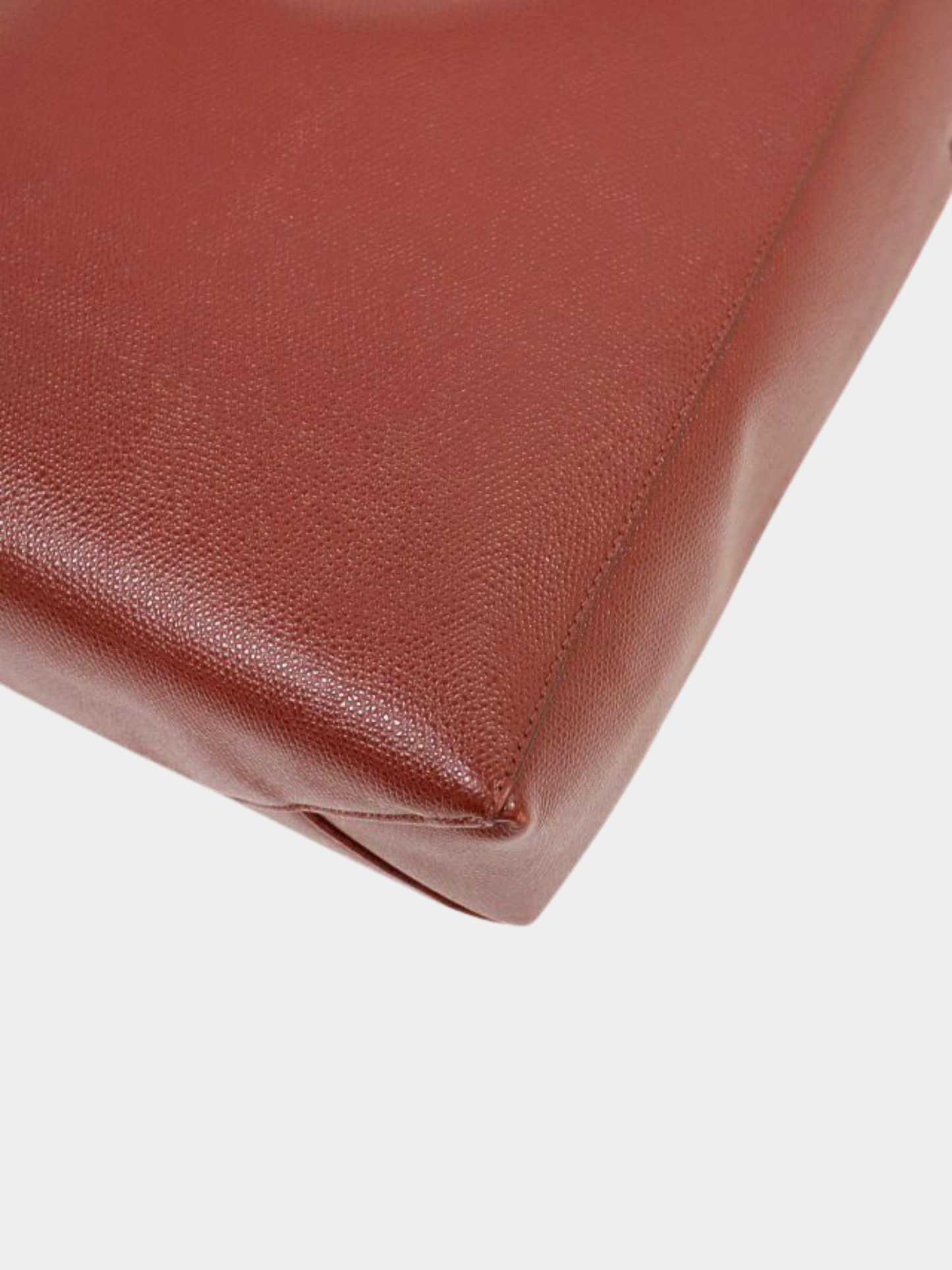 Celine 2010s Bordeaux Leather Vertical Cabas Small Bag