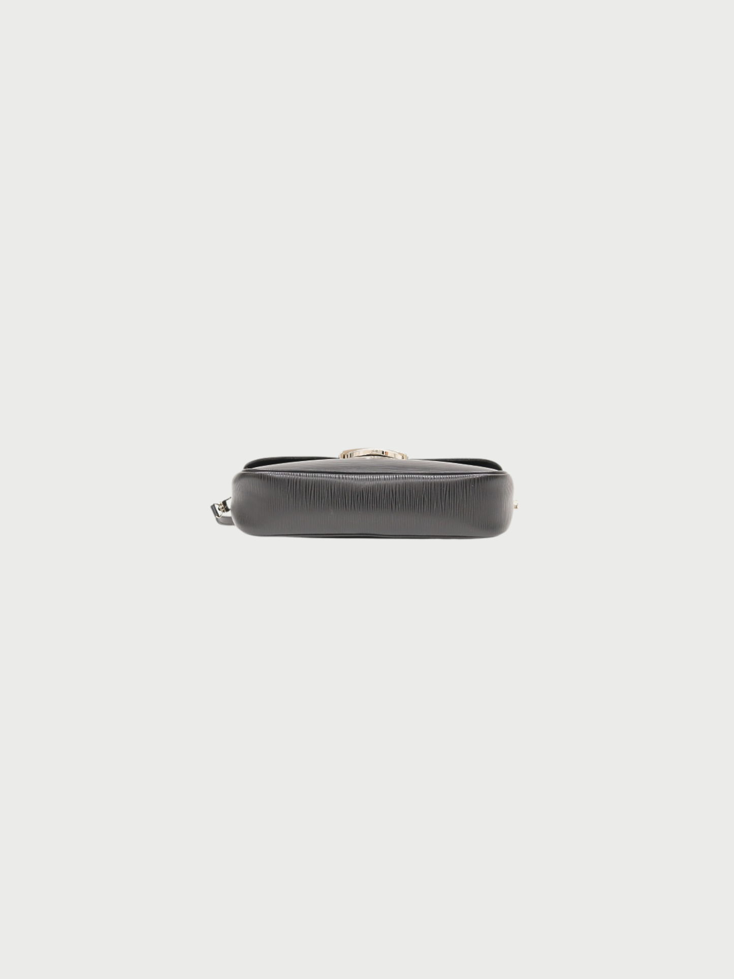 Louis Vuitton 2010s Black Epi Leather Pochette Montaigne