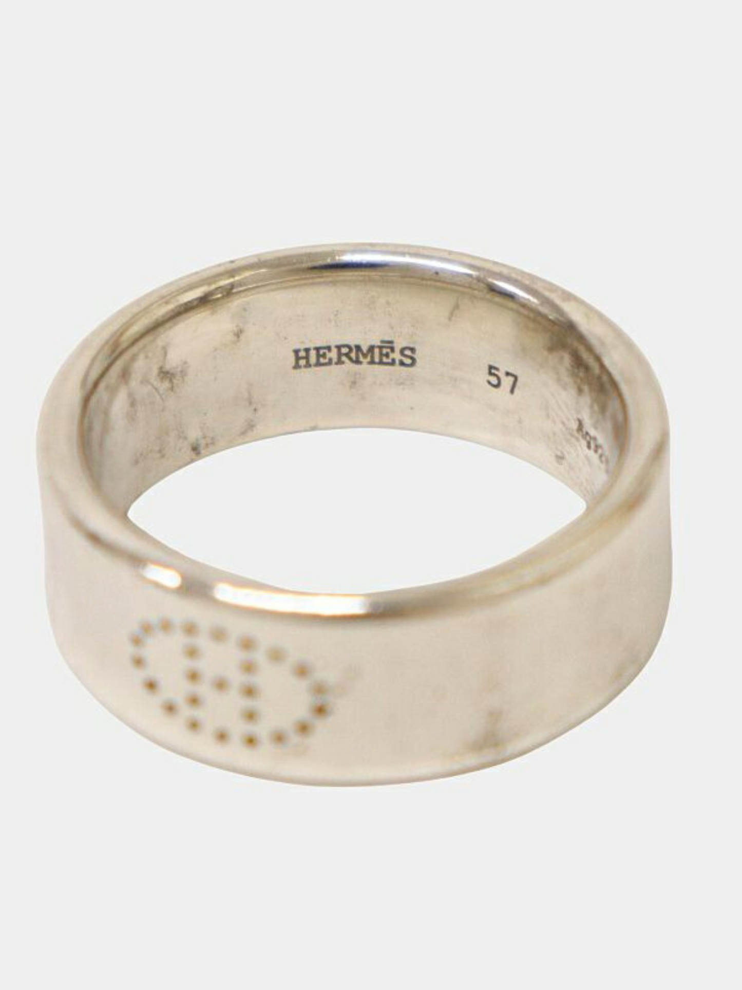 Hermès 2000s Silver Eclipse Ring