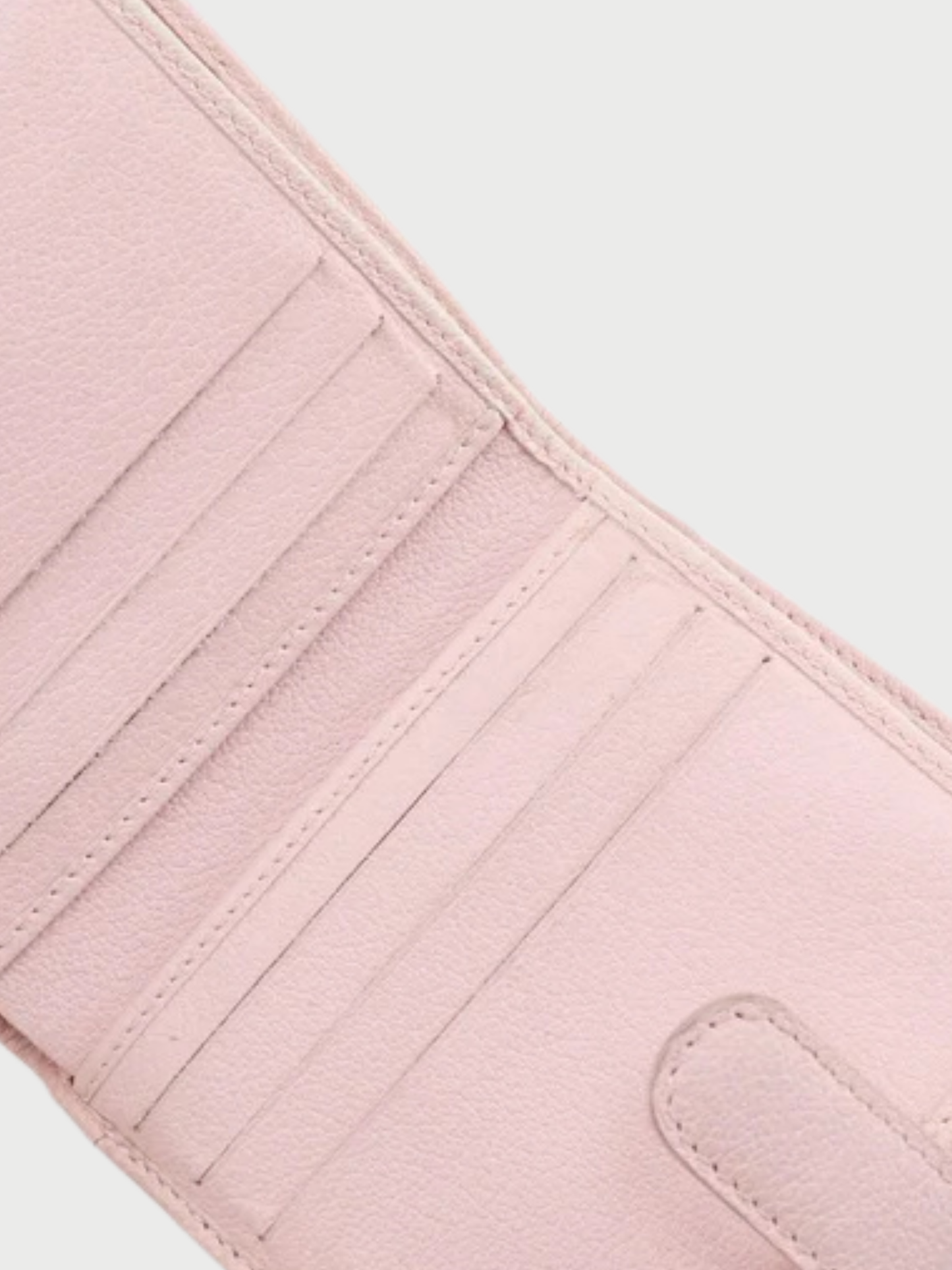 Chanel 2000s Pink Leather Camellia Bi-Fold Wallet