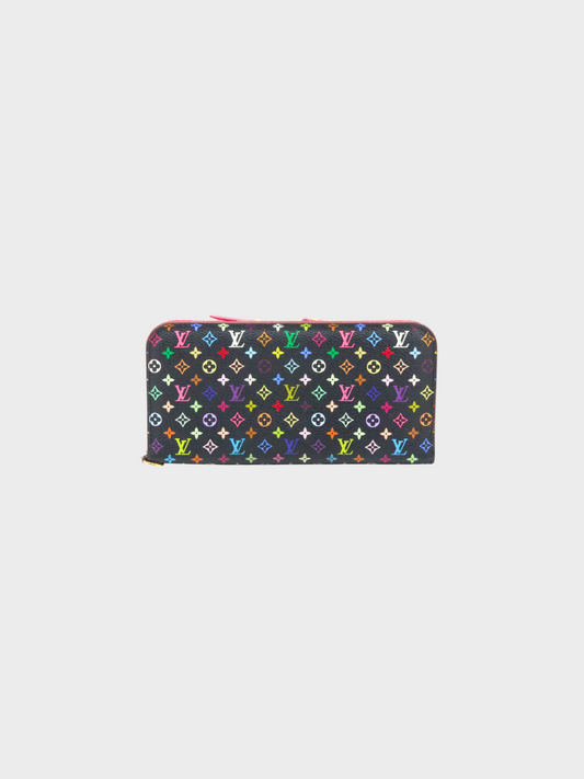 Louis Vuitton 2009 Takashi Murakami Black Long Wallet