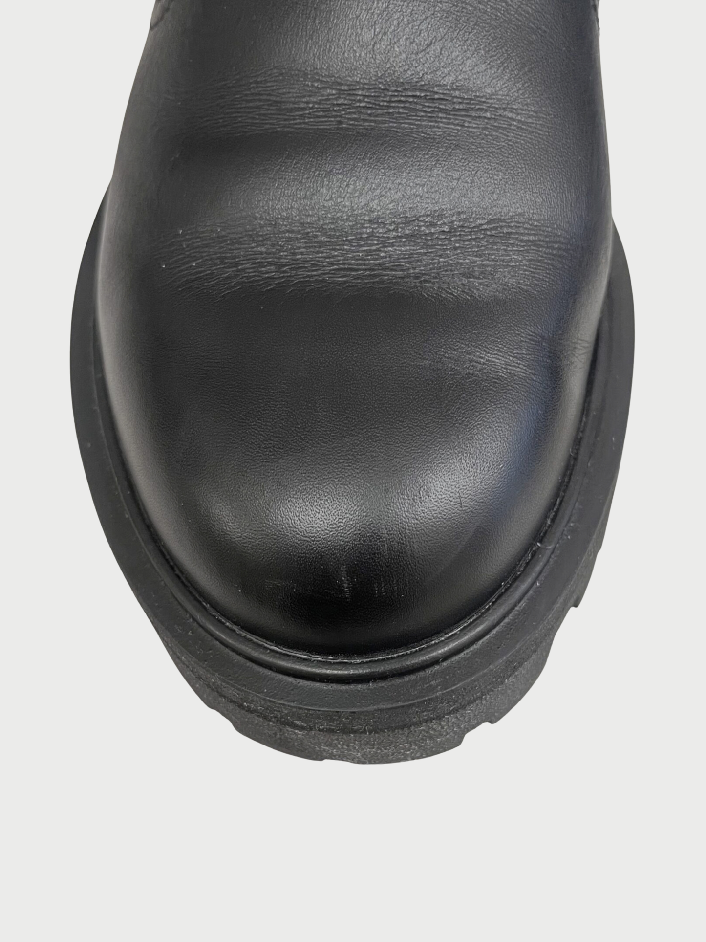 Celine 2020s Black Leather Margaret Chelsea Boots