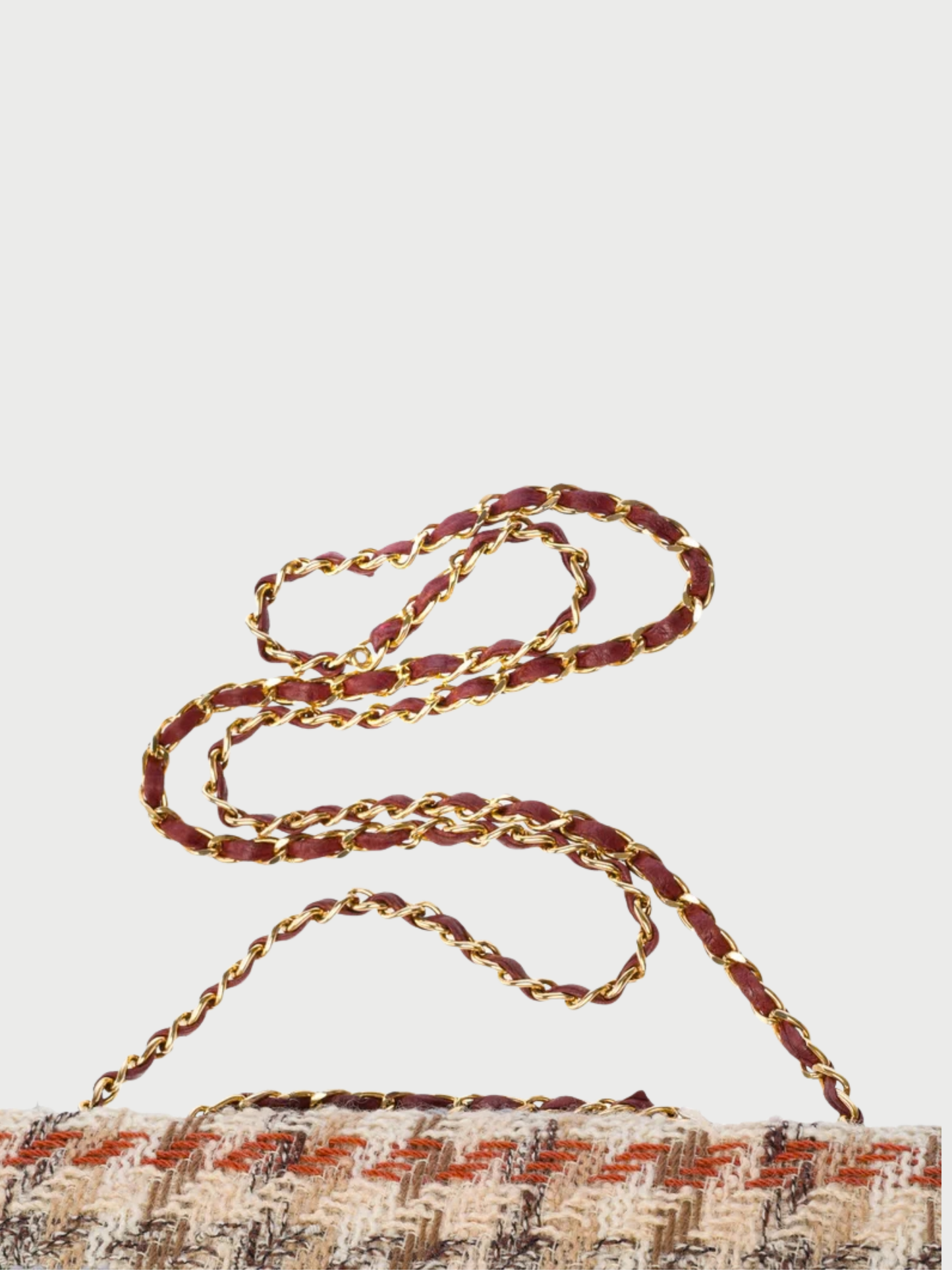 Chanel 1980s Multicolor Tweed Timeless Jumbo Classic Flap Bag