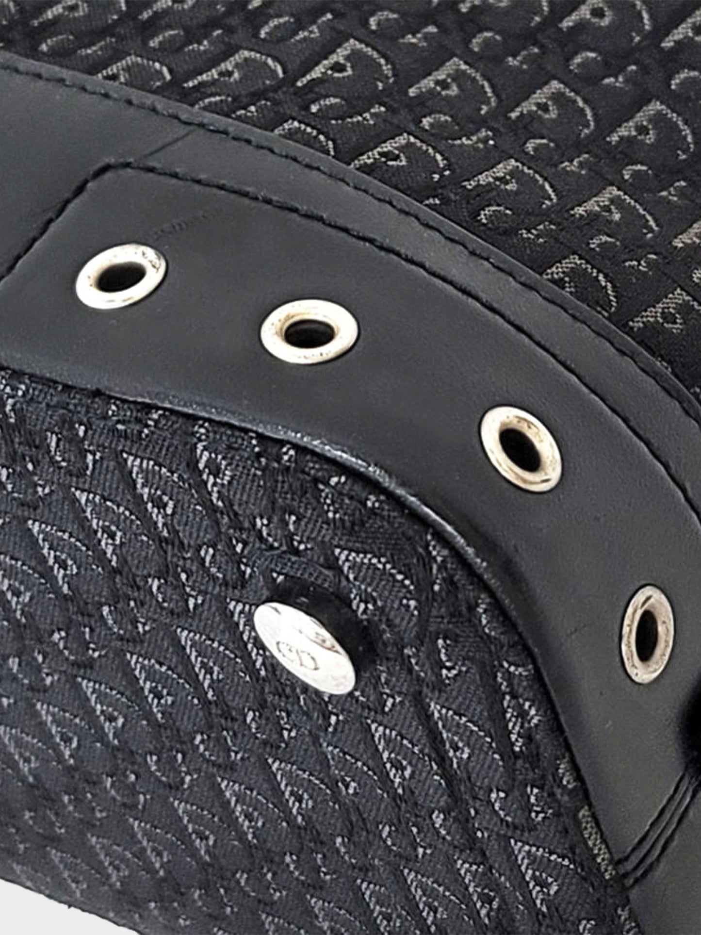 Christian Dior 2002 Black Diorissimo Street Chic Bag