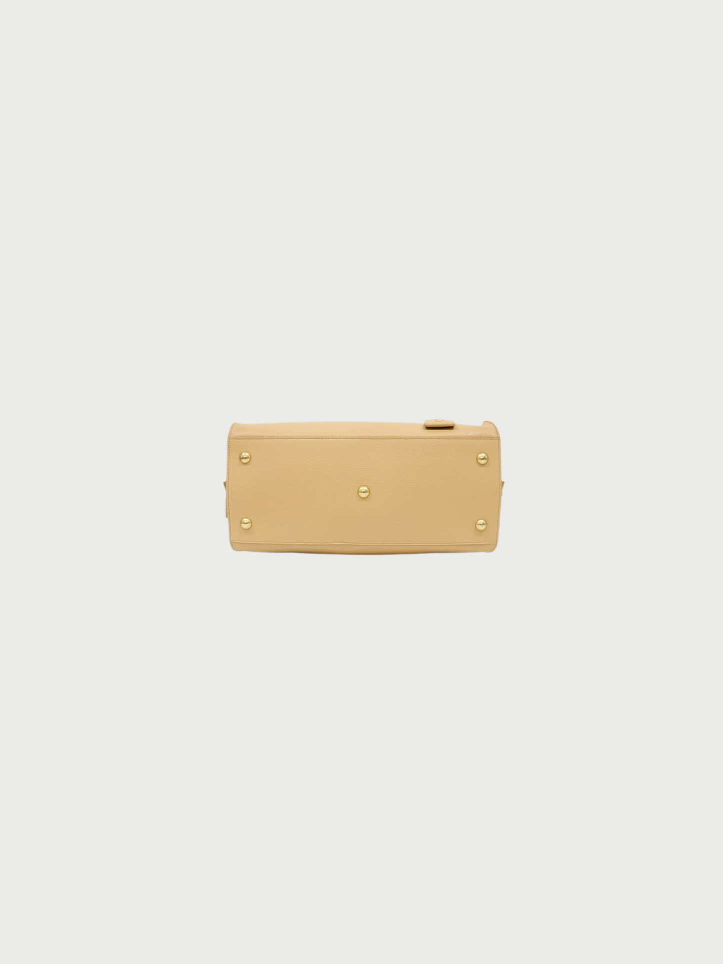 Yves Saint Laurent 2010s Beige Leather Cabas Classic Bag