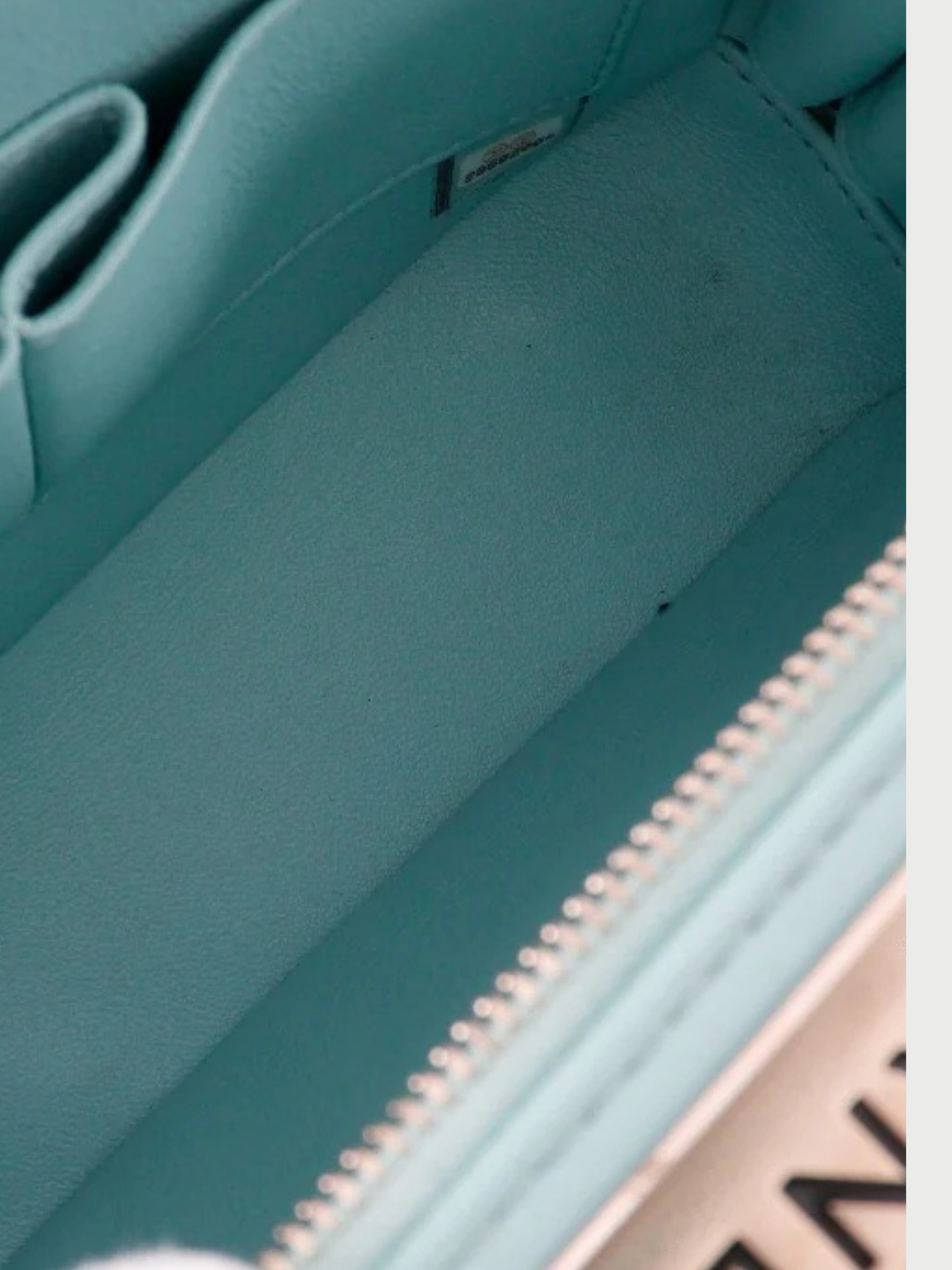 Chanel 2010s Light Blue Calfskin Trendy COCO Mark Handbag