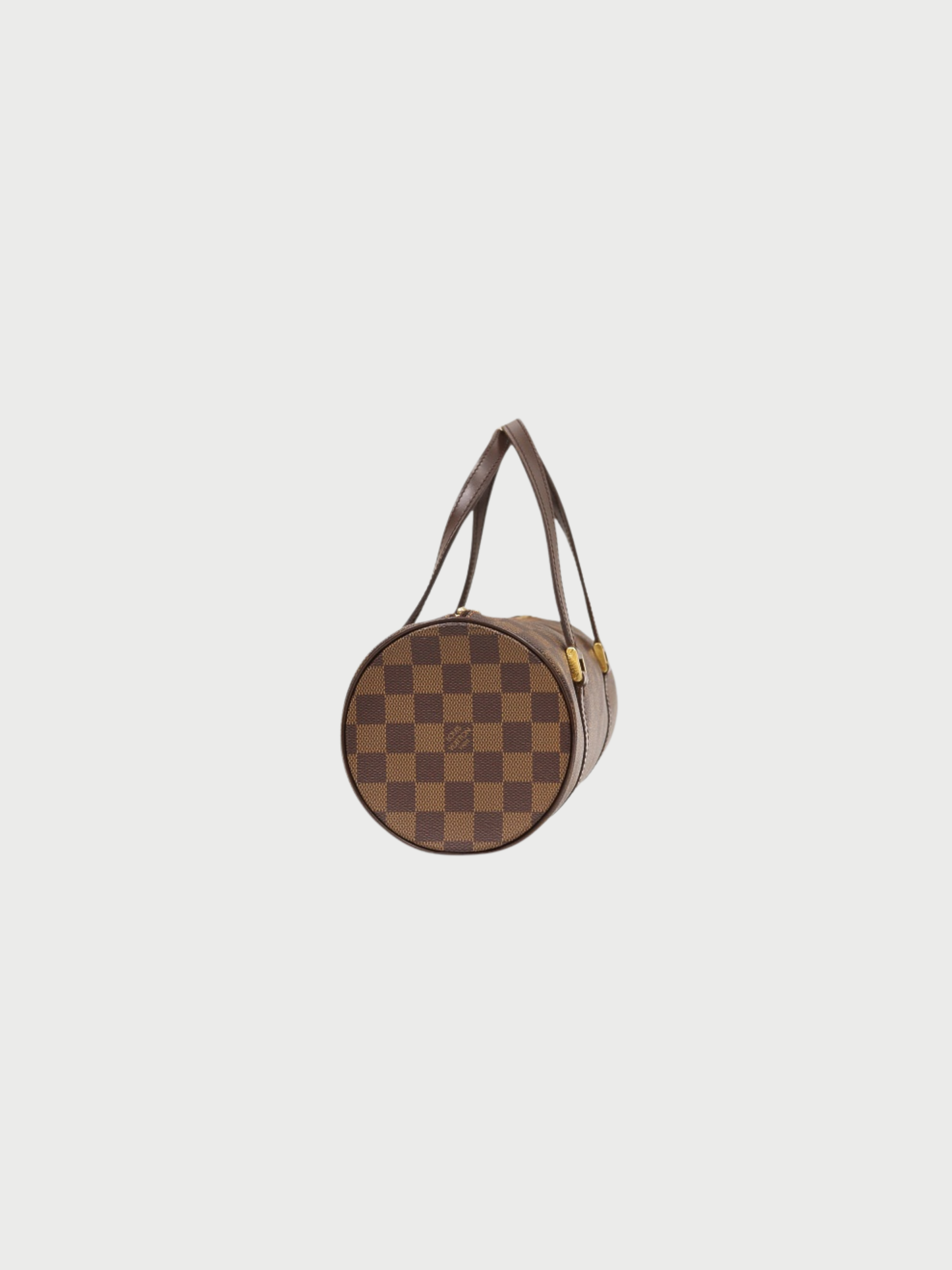 Louis Vuitton 2005 Brown Damier PVC Leather Papillon 26 Bag