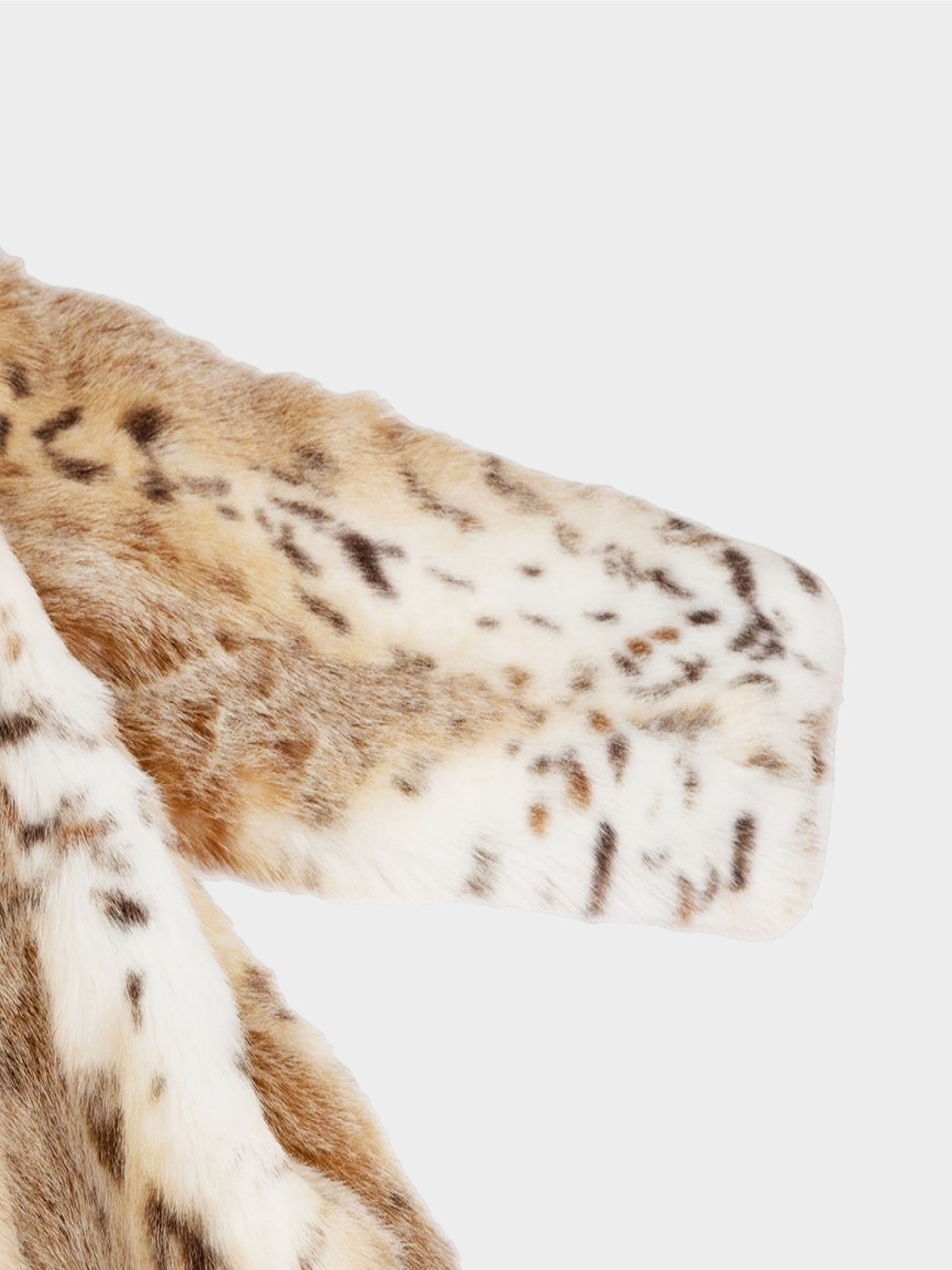 Vivienne Westwood Couture 1990s Leopard Faux Fur Coat