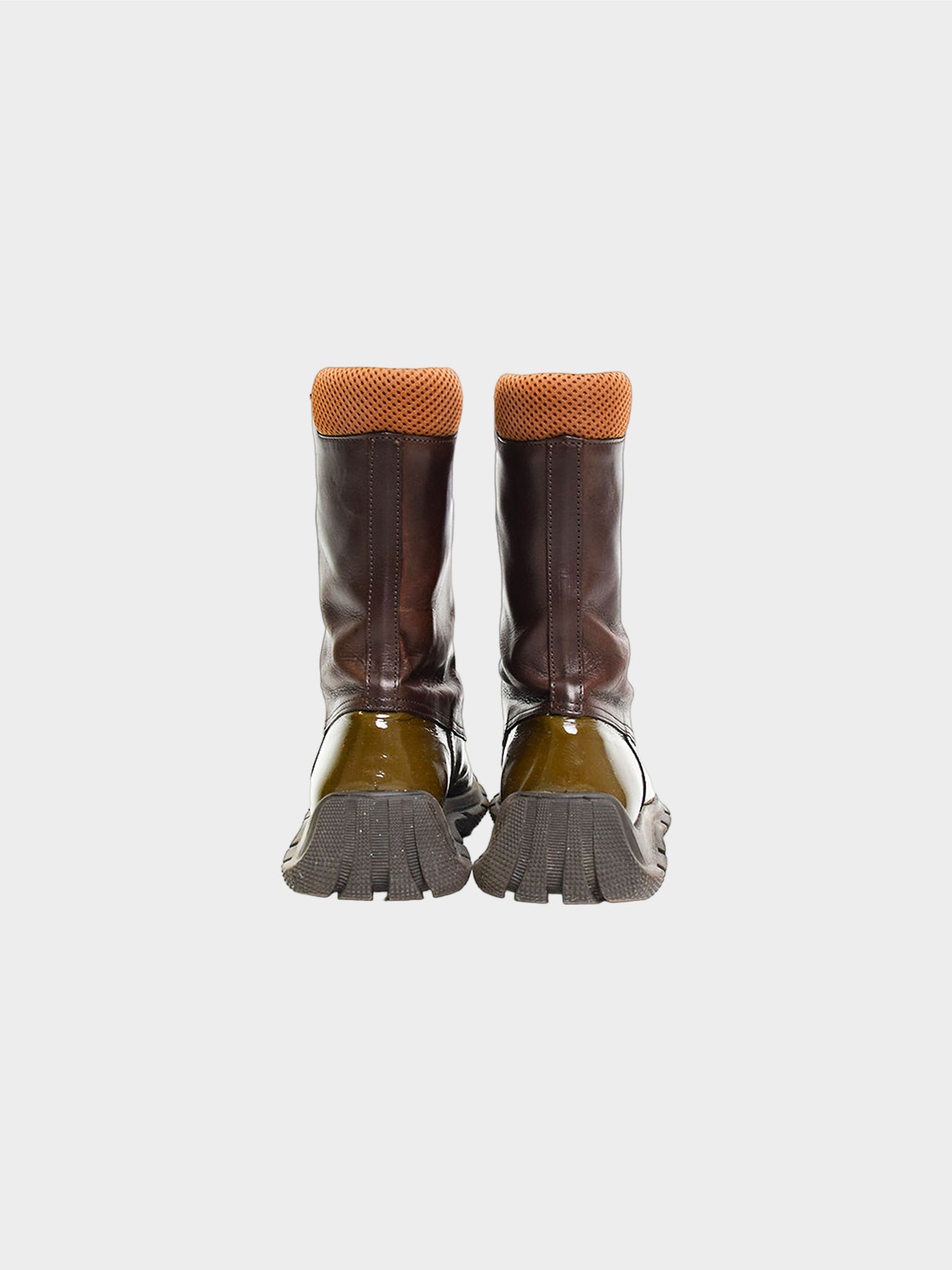 Miu Miu FW 1999 Laced Up Chunky Boots