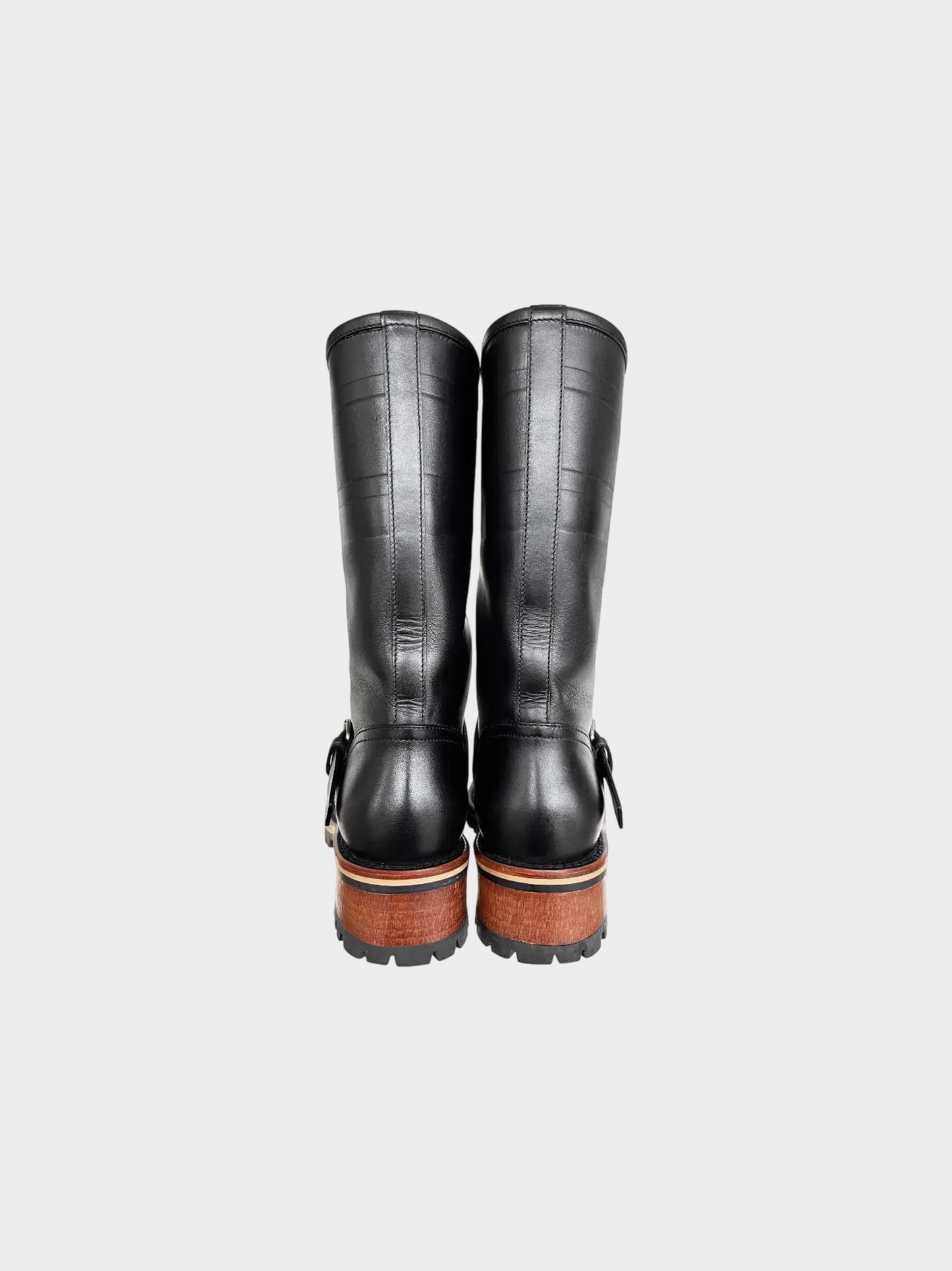 Christian Dior 2020 Black Calfskin Leather Quest Boots