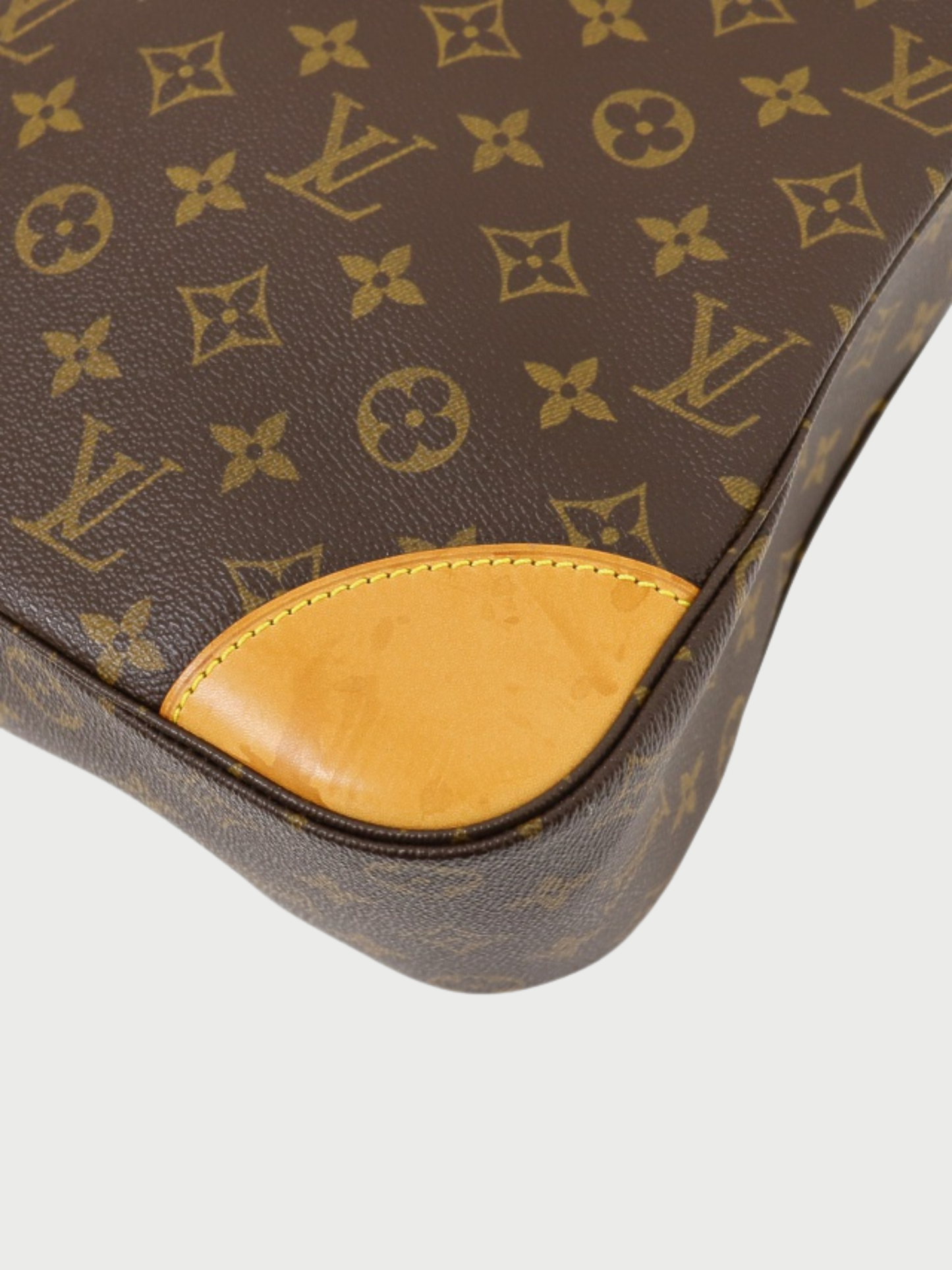 Louis Vuitton 2000 Brown Monogram PVC Leather Boulogne 30 Bag