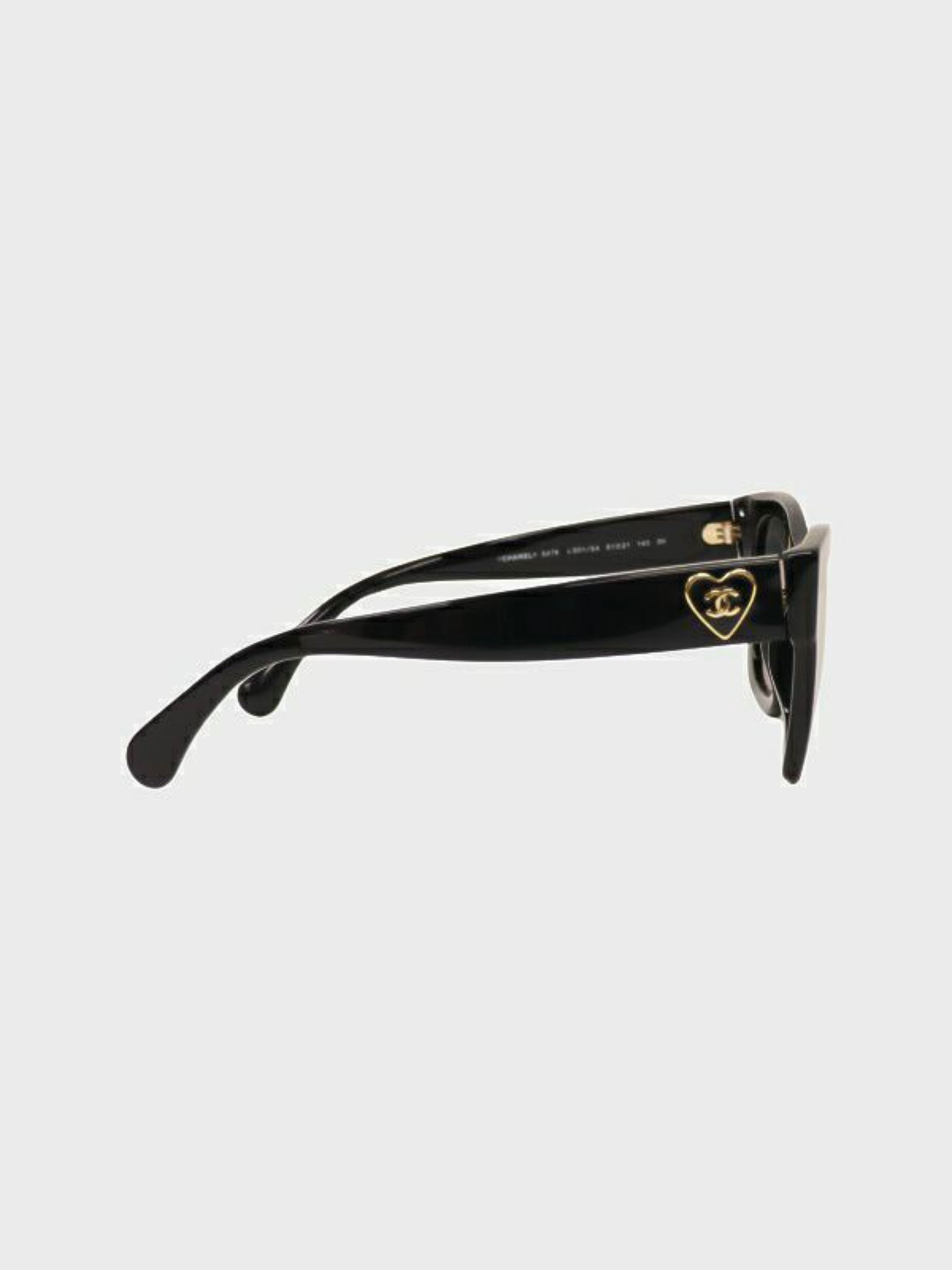 Chanel 2000s Black COCO Sunglasses