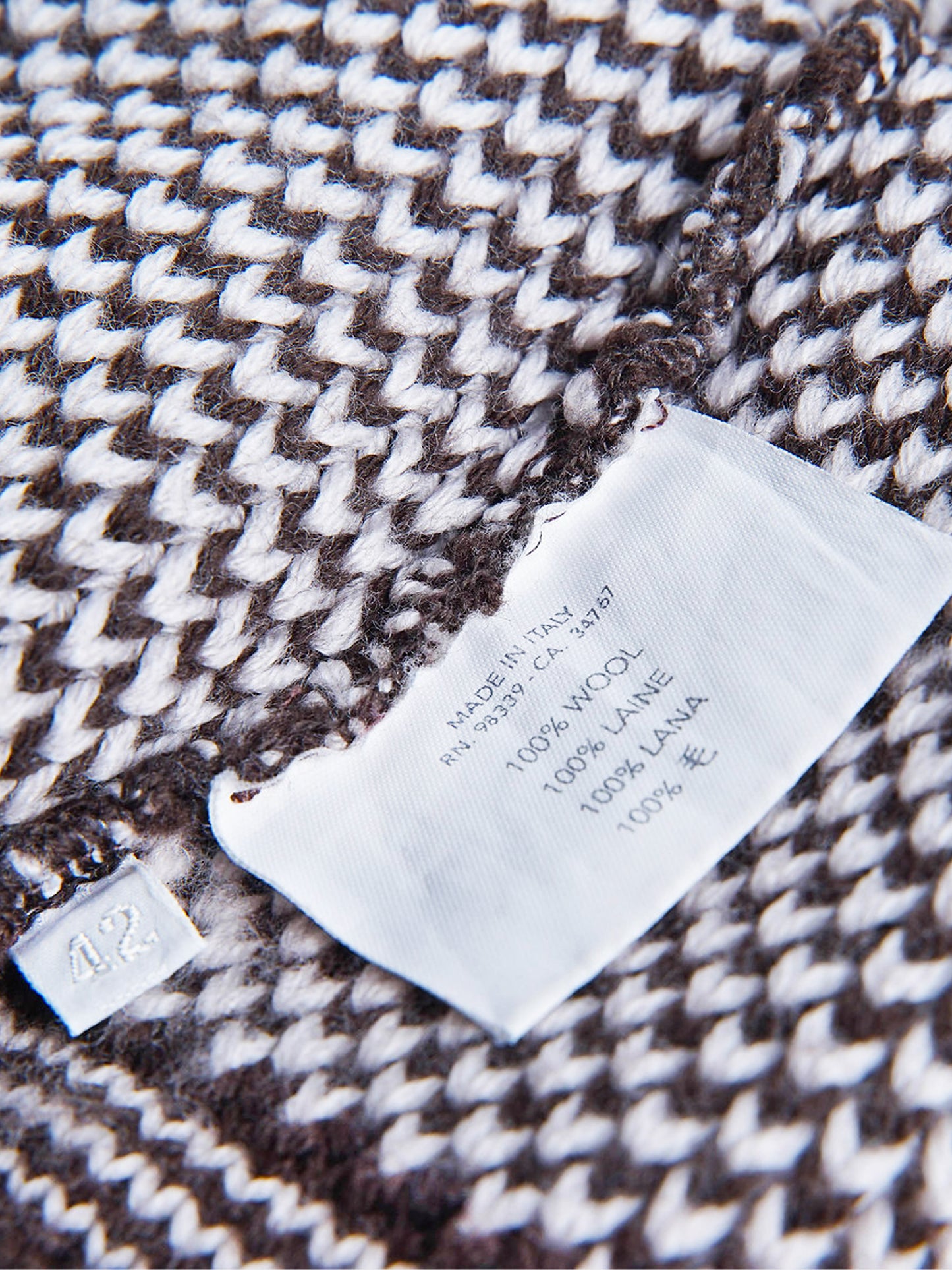 Miu Miu FW 2000 Brown Knitted Top