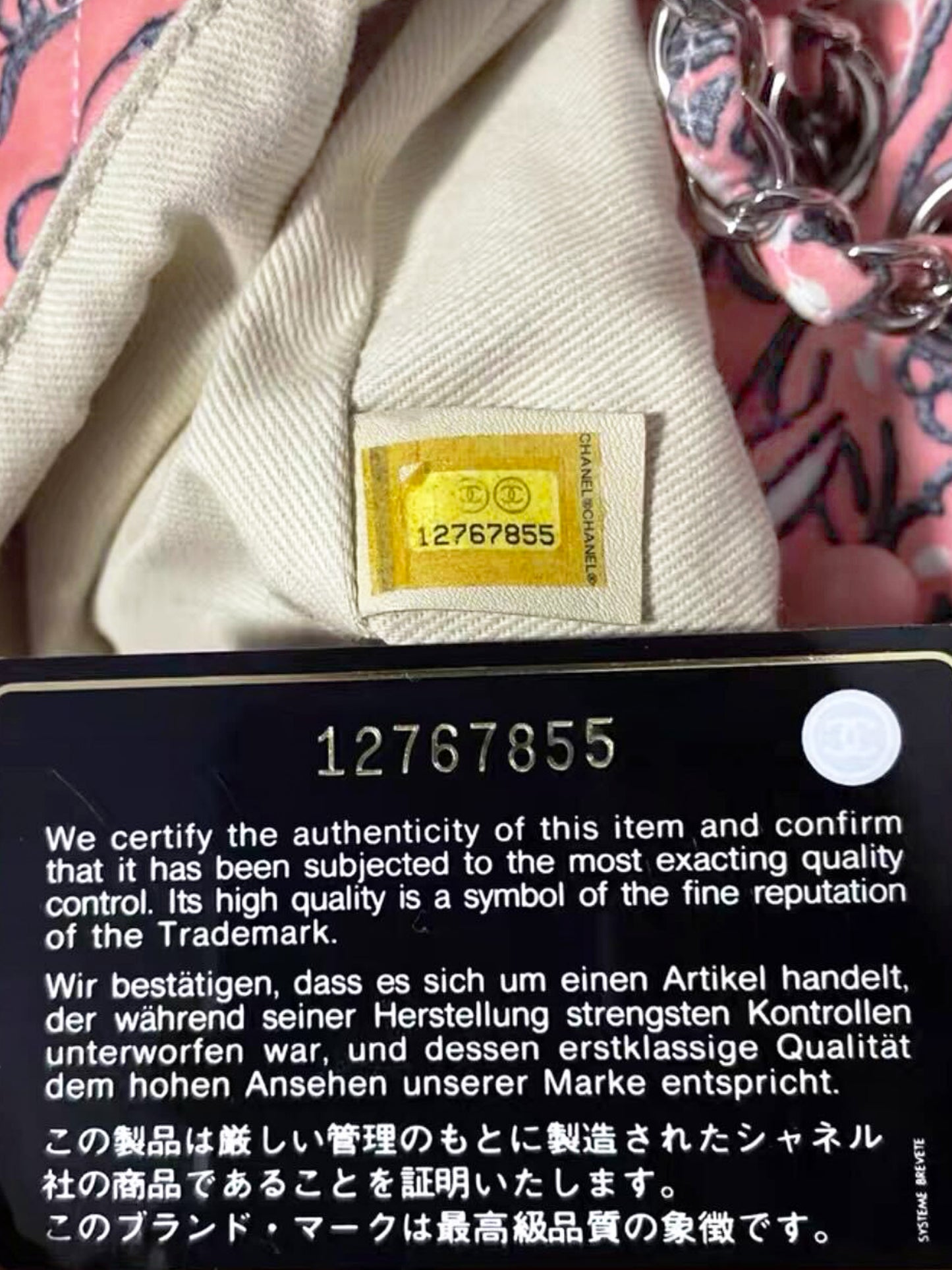 Chanel 2013 Pink Bandana Rare Flap