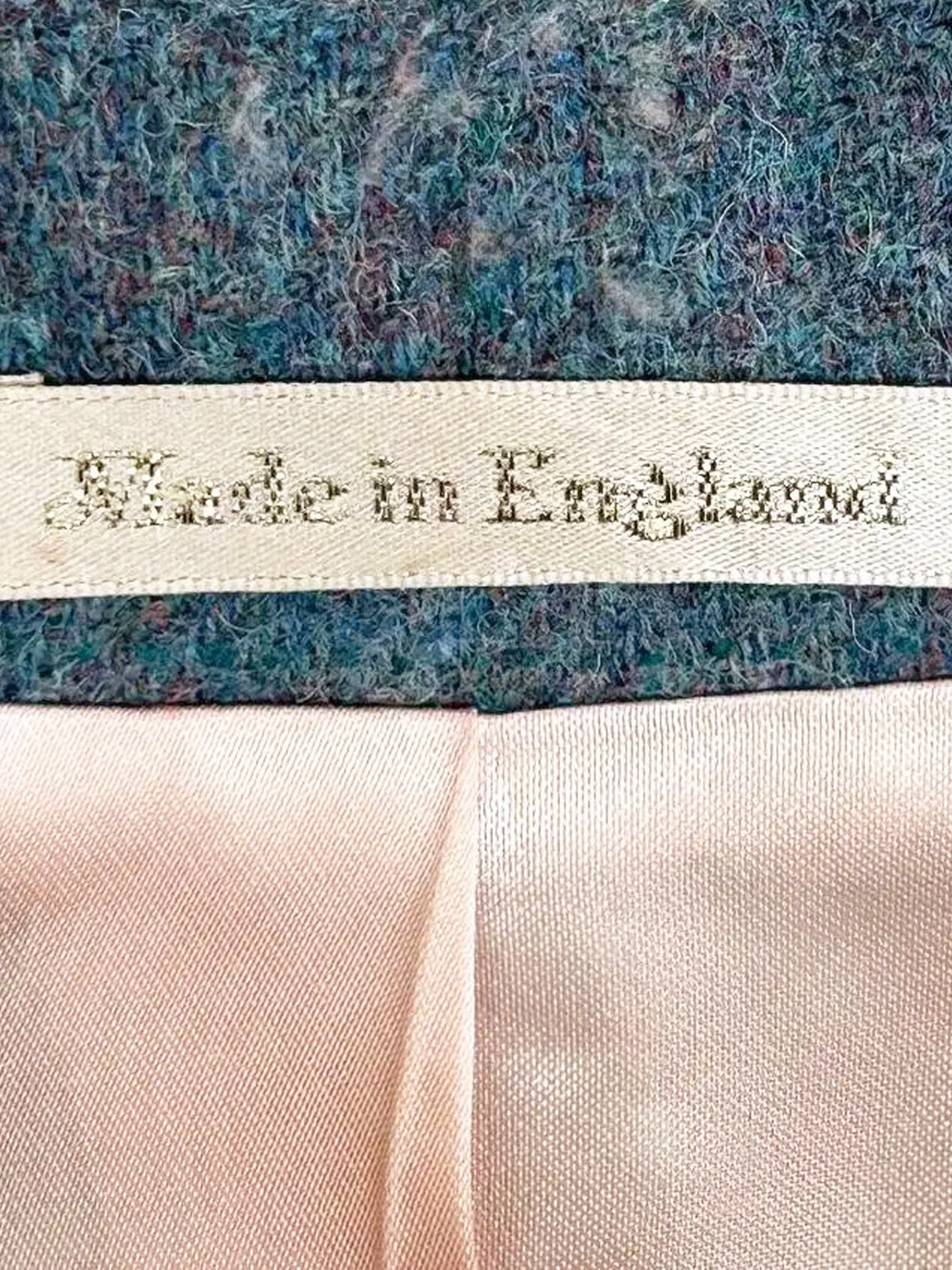 Vivienne Westwood 1990s Blue Wool Tweed Jacket and Skirt Set