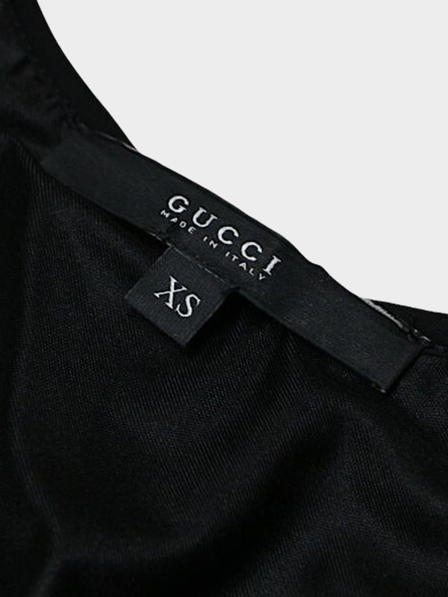 Gucci by Tom Ford 2006 Rare Black Rayon Halter Dress