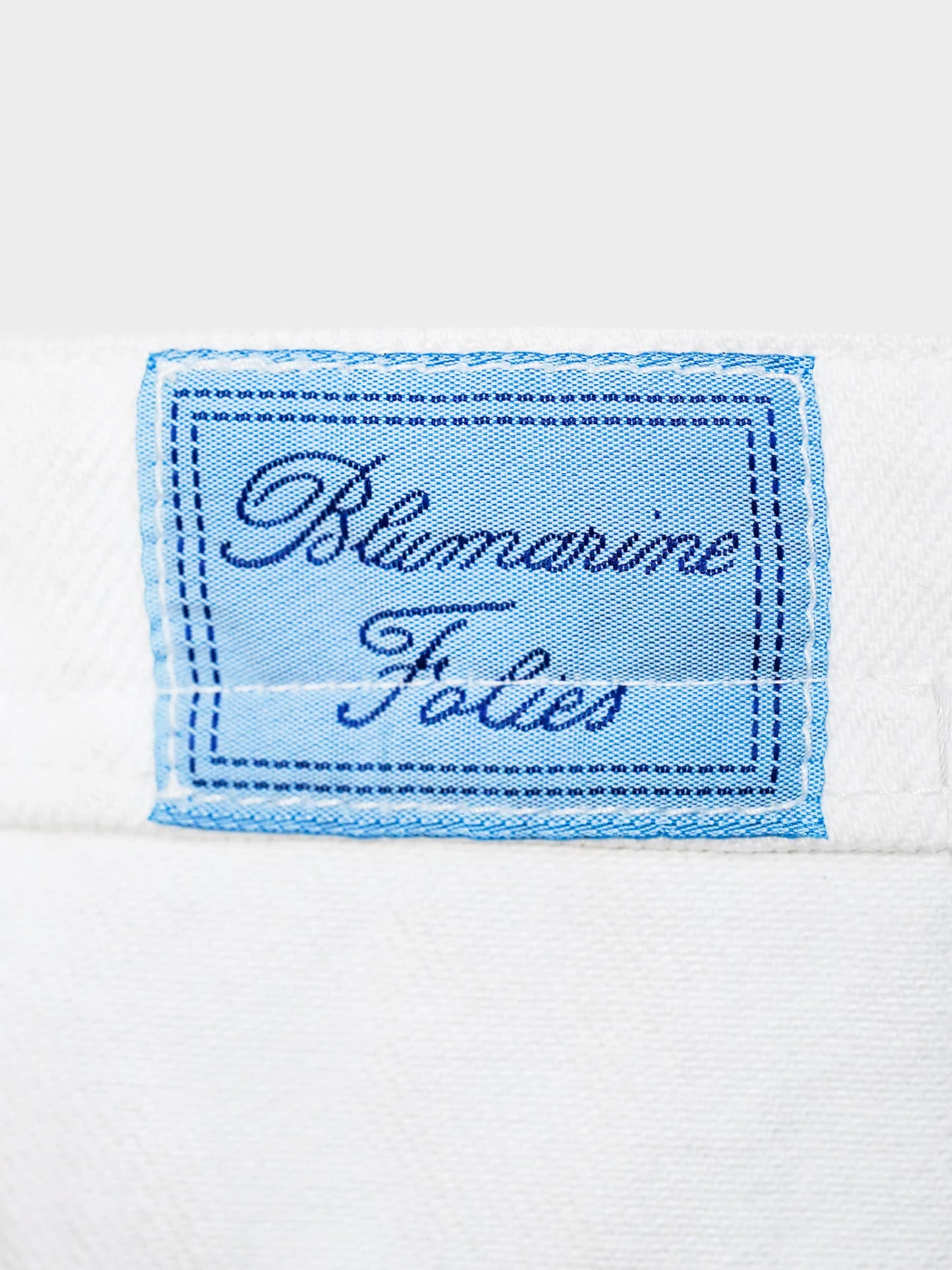Blumarine 2000s White Sequin Bustier Top