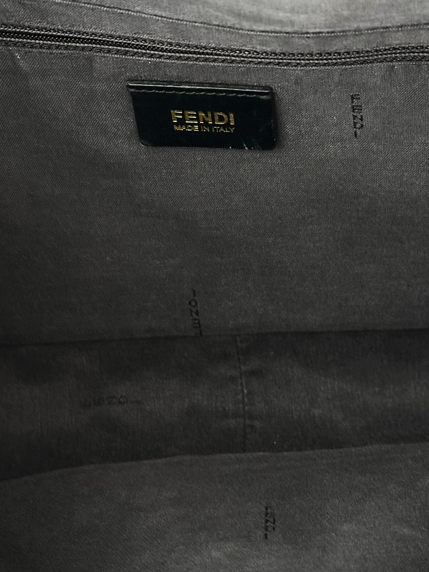 Fendi 2011 Brown Leather XL Baguette