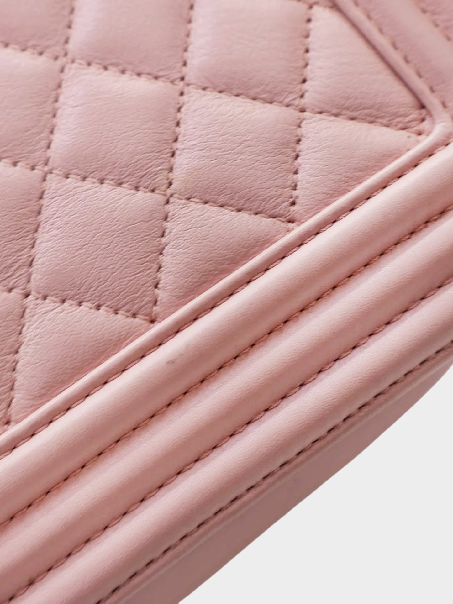 Chanel 2014-2015 Pink Calfskin Boy Flap Bag