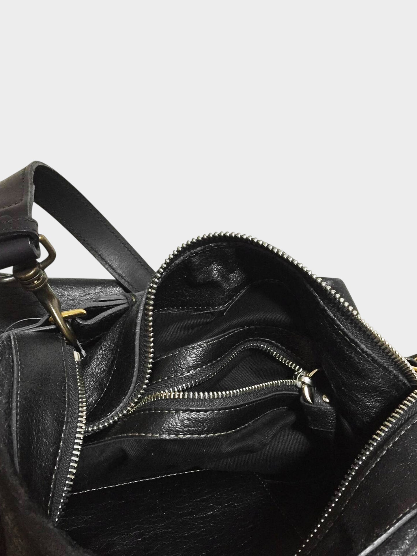 Chloé Early 2010s Black Leather Hobo Bag